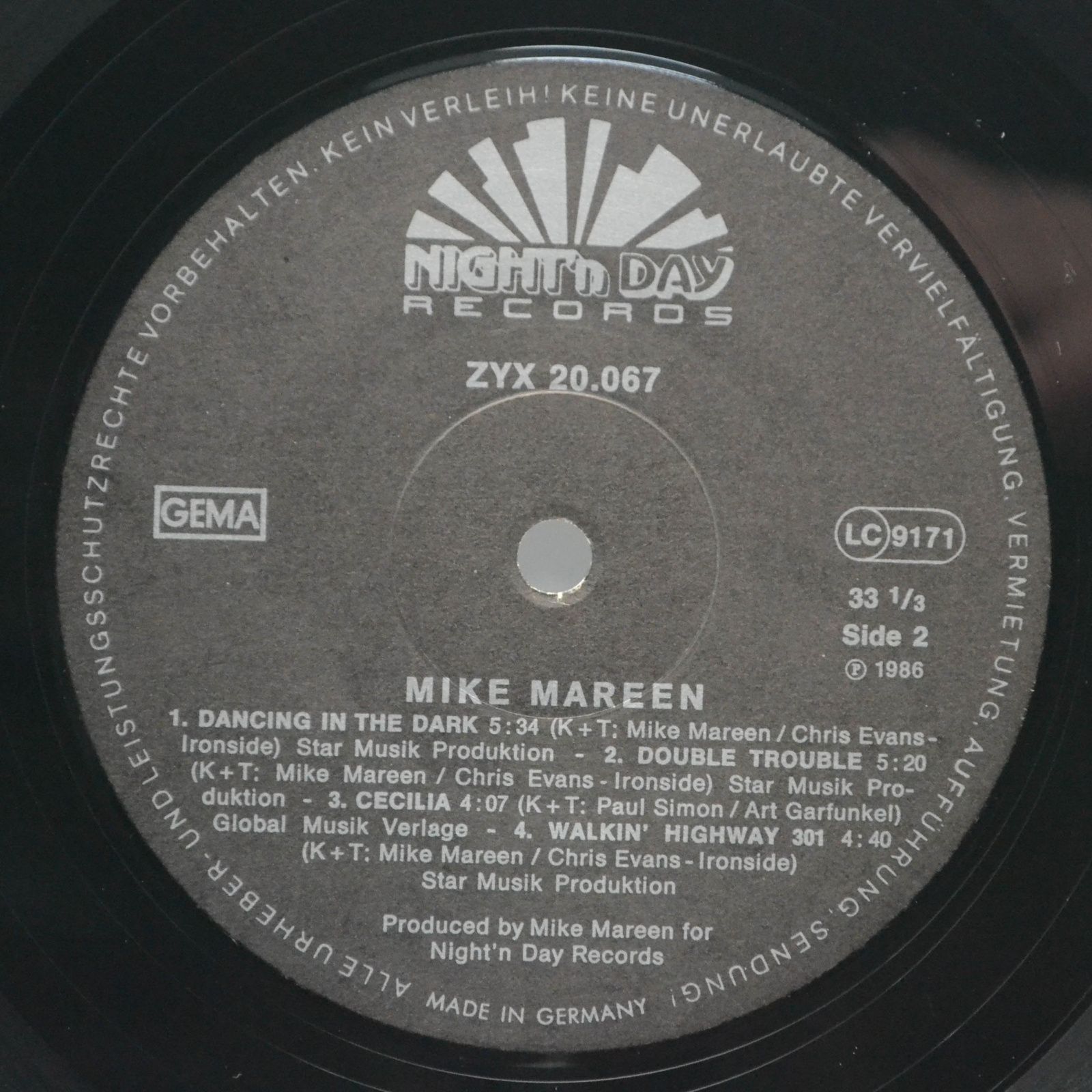 Mike Mareen — Dance Control, 1985
