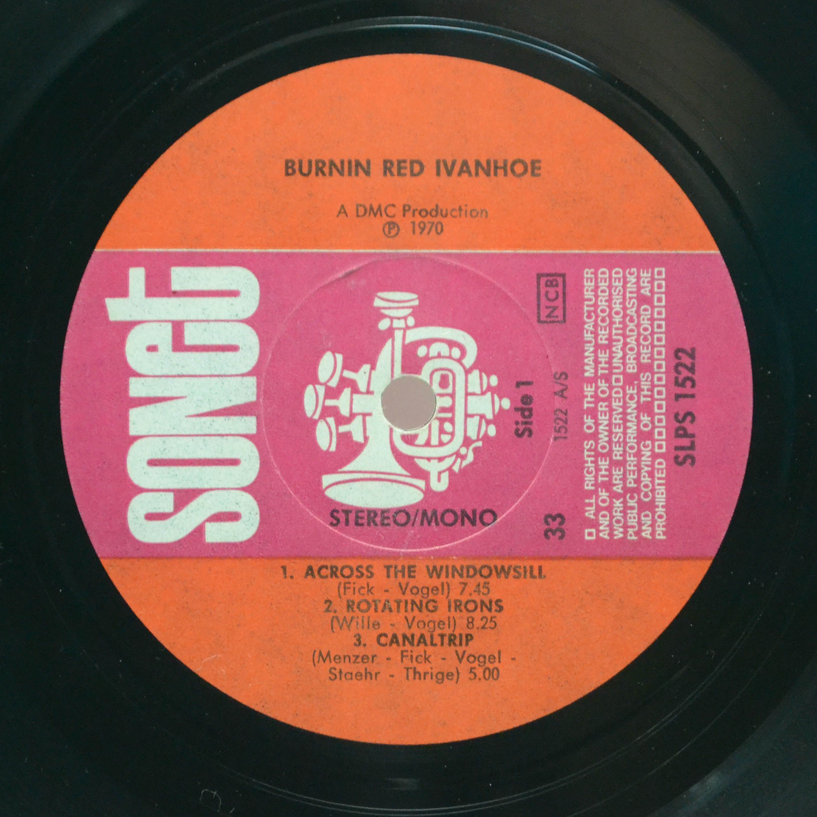 Burnin Red Ivanhoe — Burnin Red Ivanhoe (1-st, Denmark), 1970