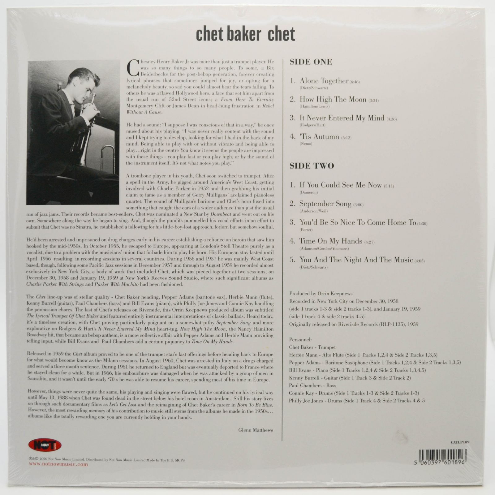 Chet Baker — Chet, 1959