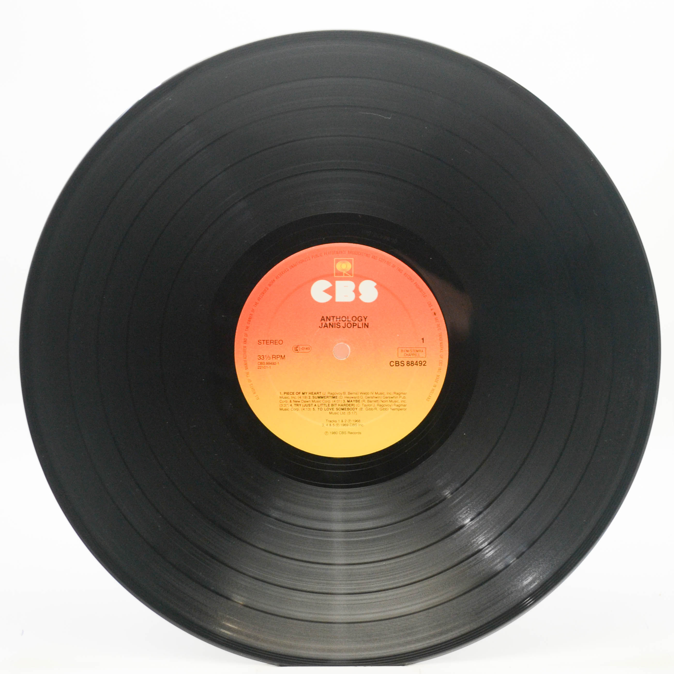 Janis Joplin — Anthology (2LP), 1980