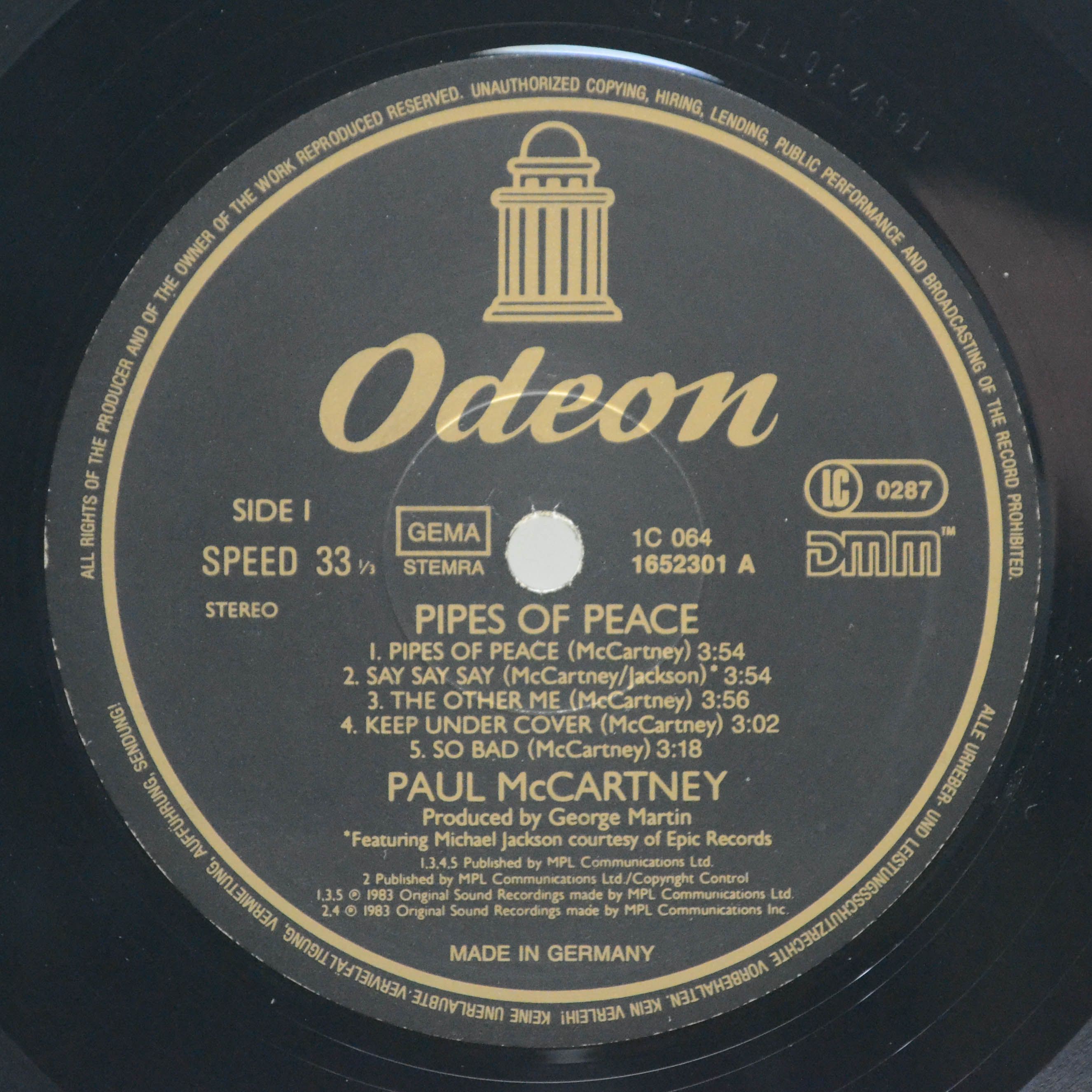 Paul McCartney — Pipes Of Peace, 1983