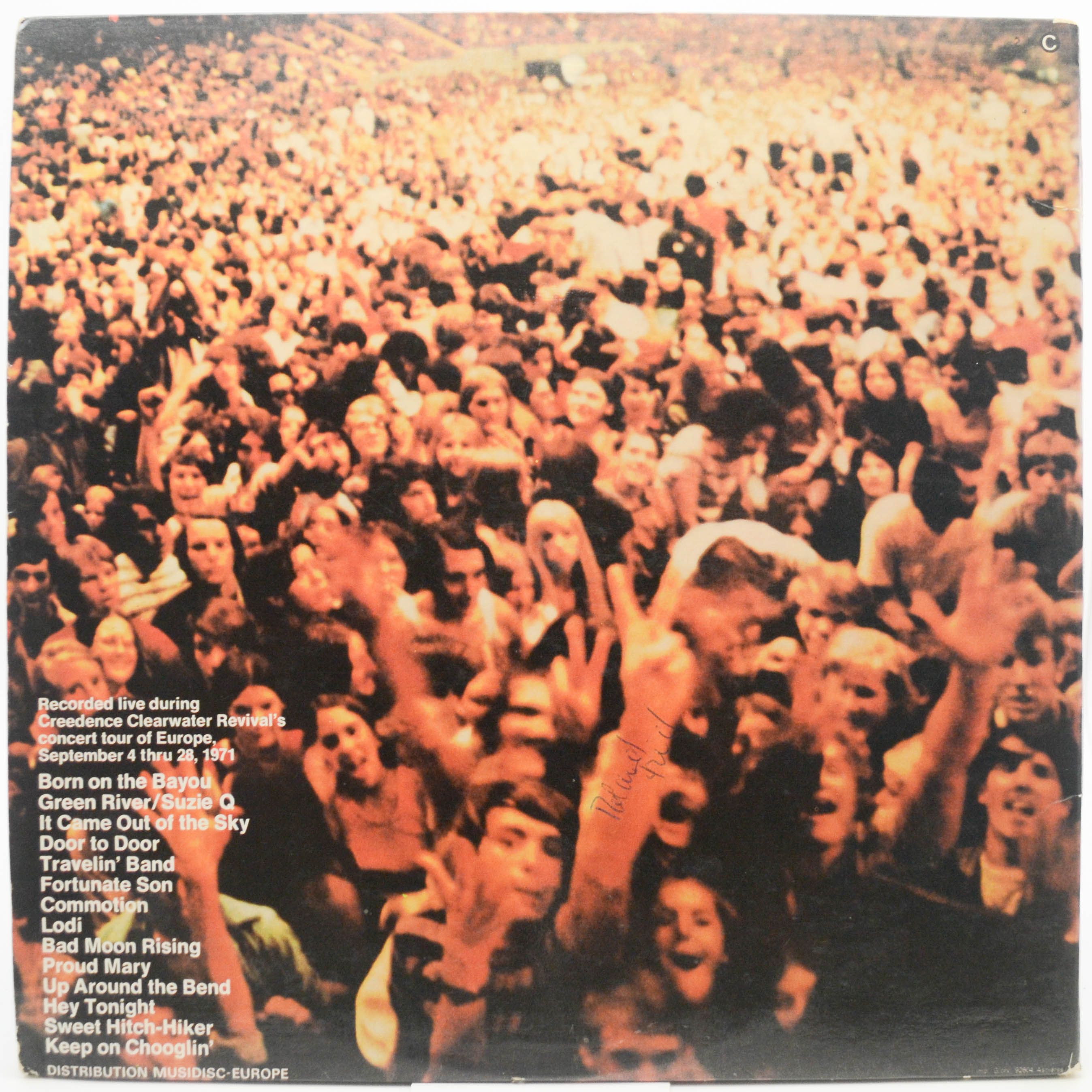 Creedence Clearwater Revival — Live In Europe (2LP), 1973