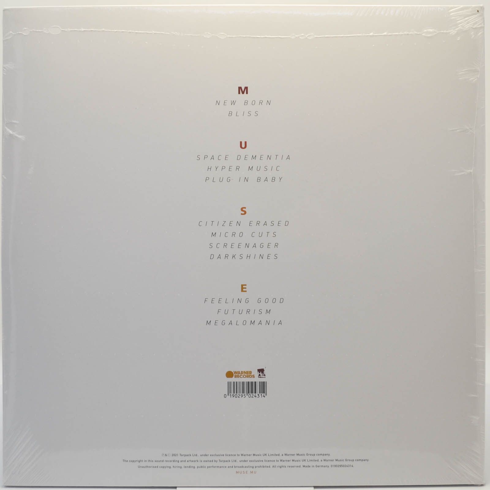 Muse — Origin Of Symmetry: XX Anniversary RemiXX (2LP), 2001