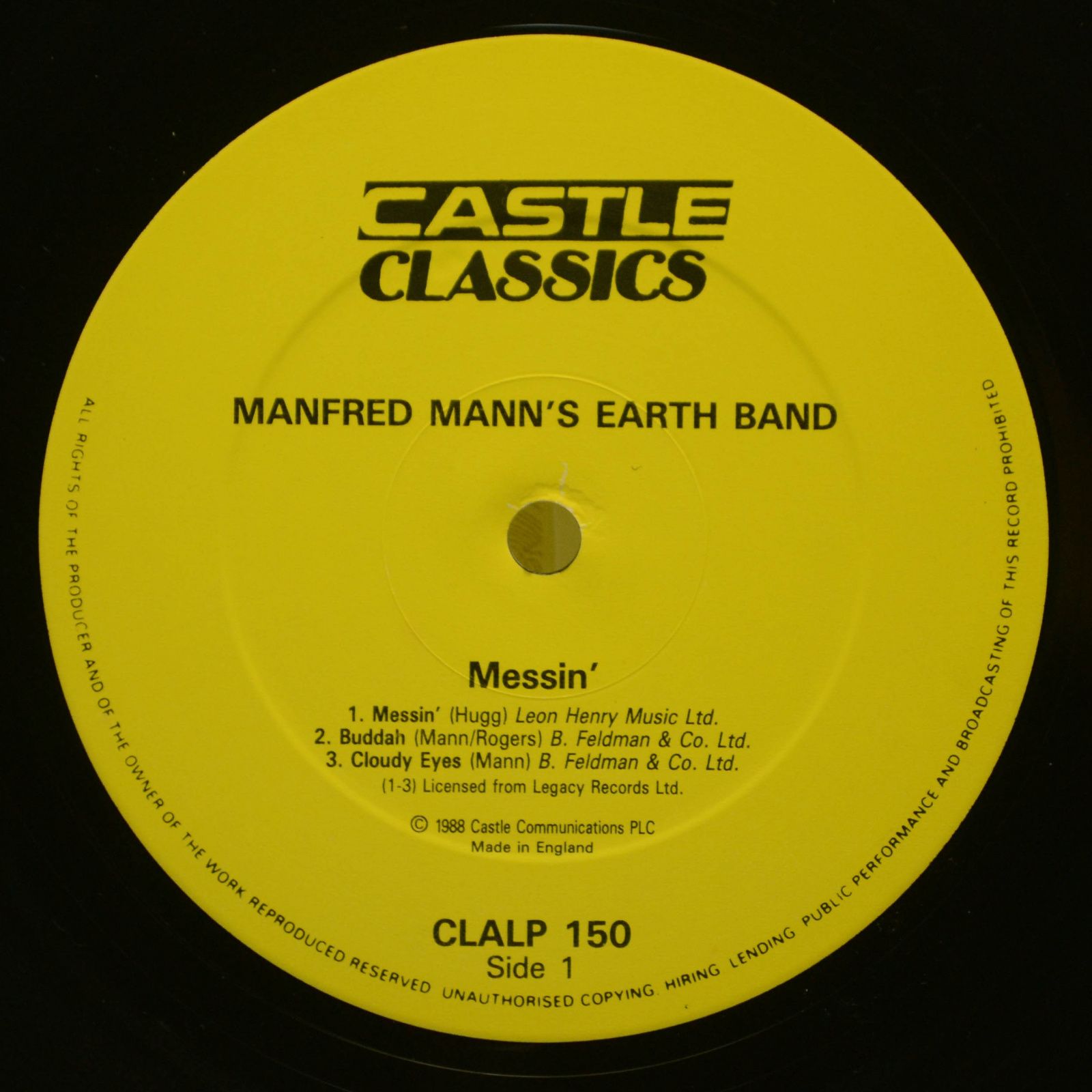 Manfred Mann's Earth Band — Messin' (UK), 1973