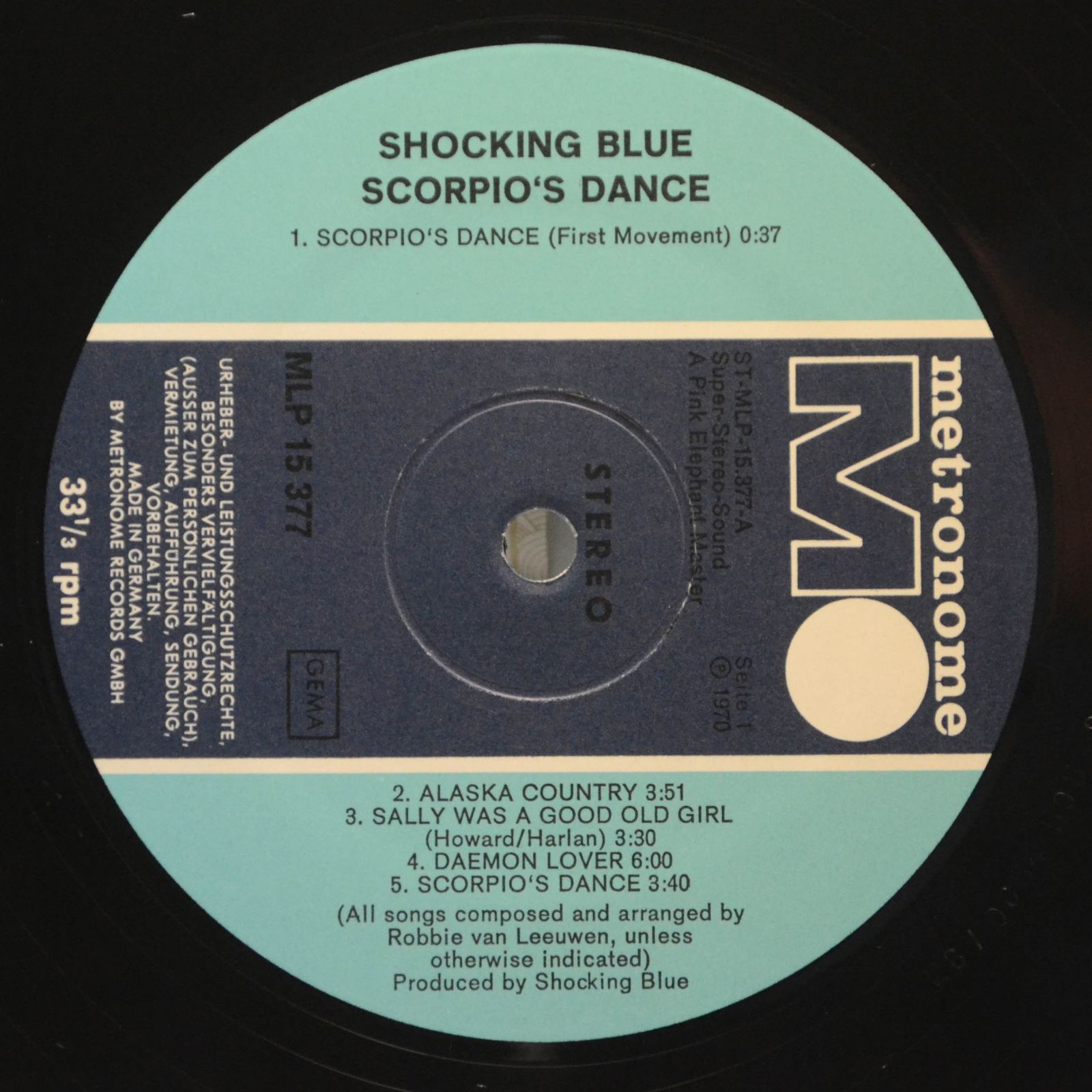 Shocking Blue — Scorpio's Dance, 1970