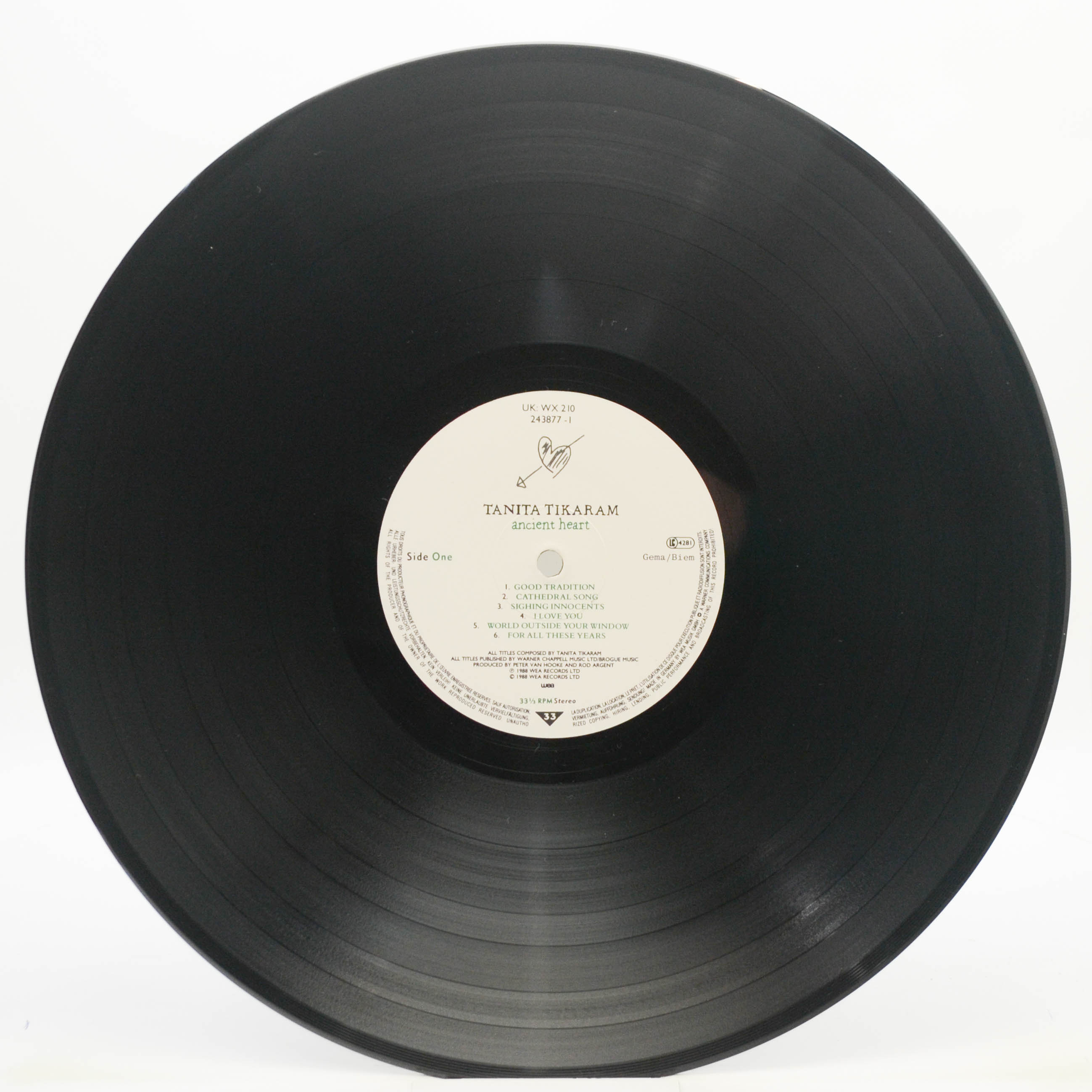 Tanita Tikaram — Ancient Heart, 1988