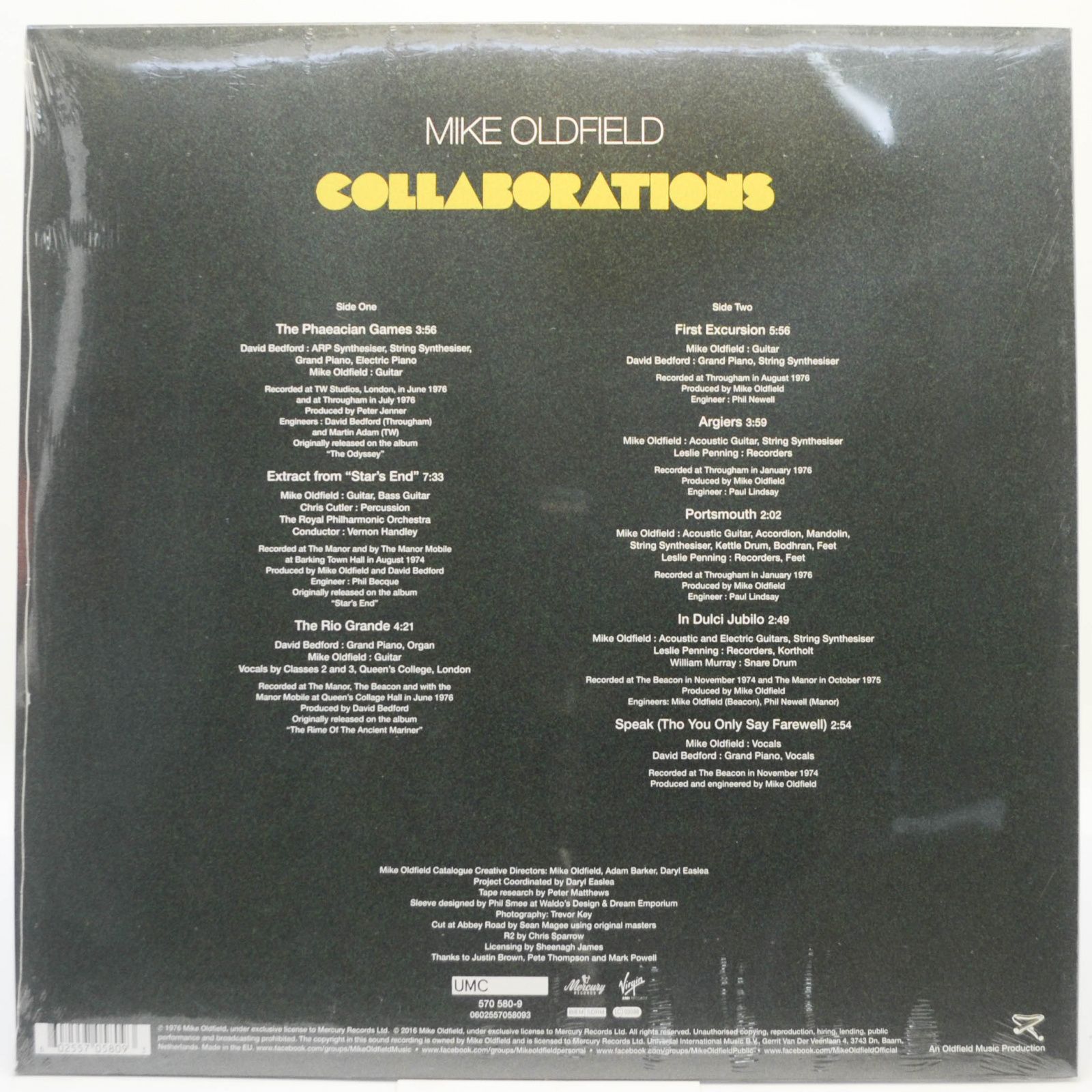 Mike Oldfield — Collaborations, 2016