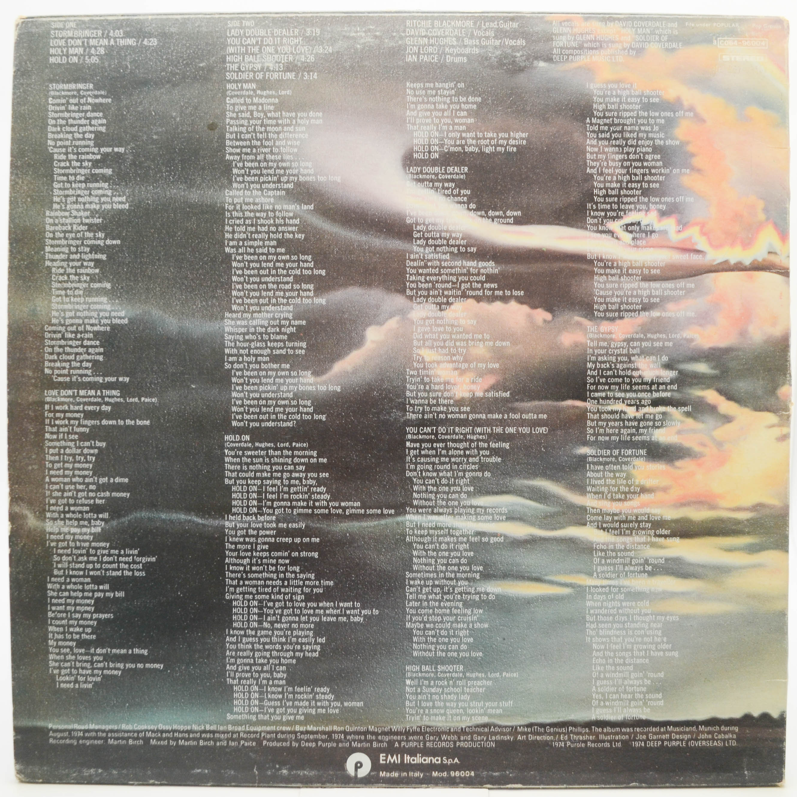 Deep Purple — Stormbringer, 1974