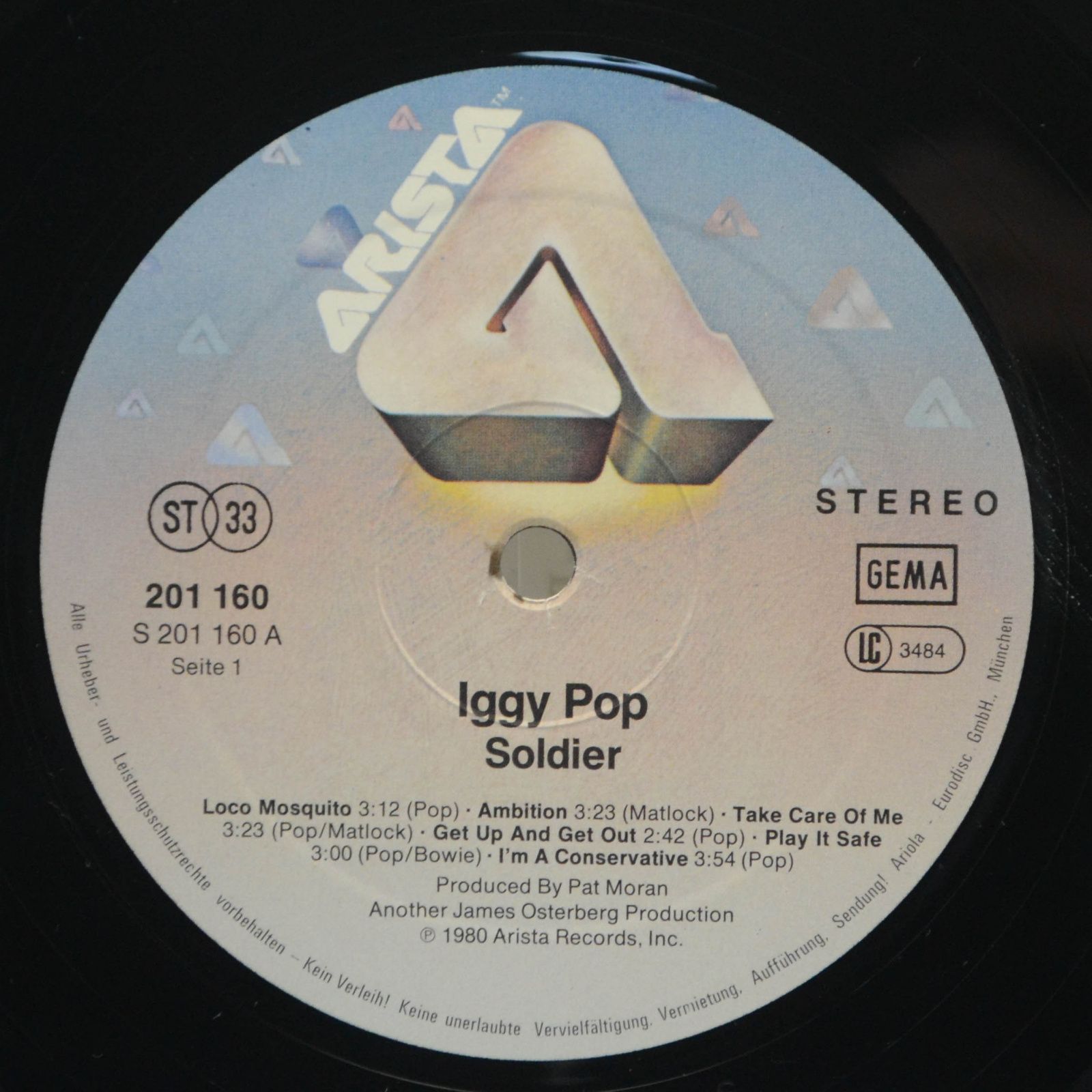 Iggy Pop — Soldier, 1980