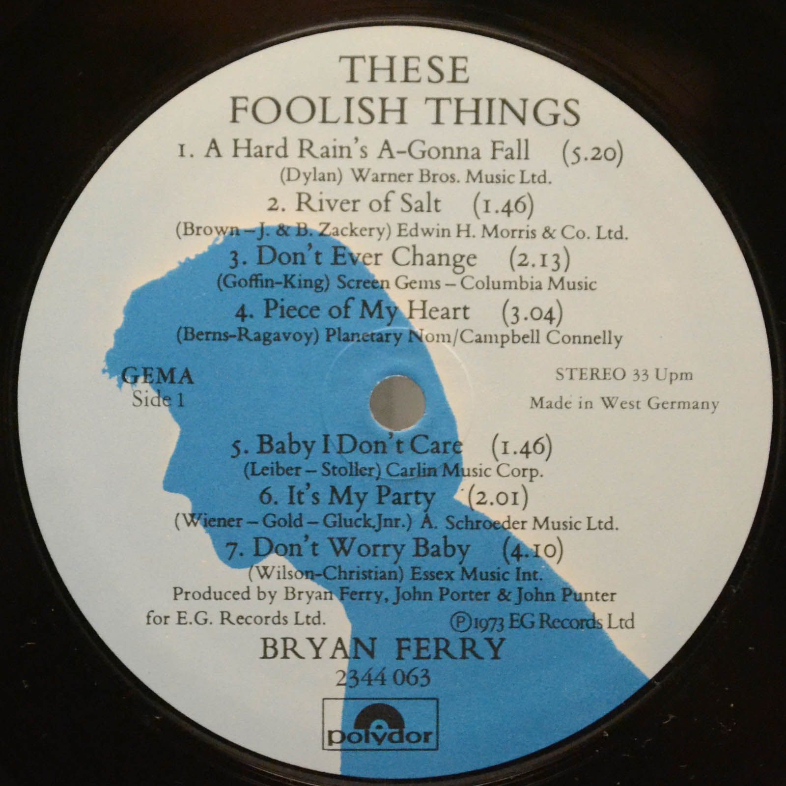 Bryan Ferry — These Foolish Things, 1973