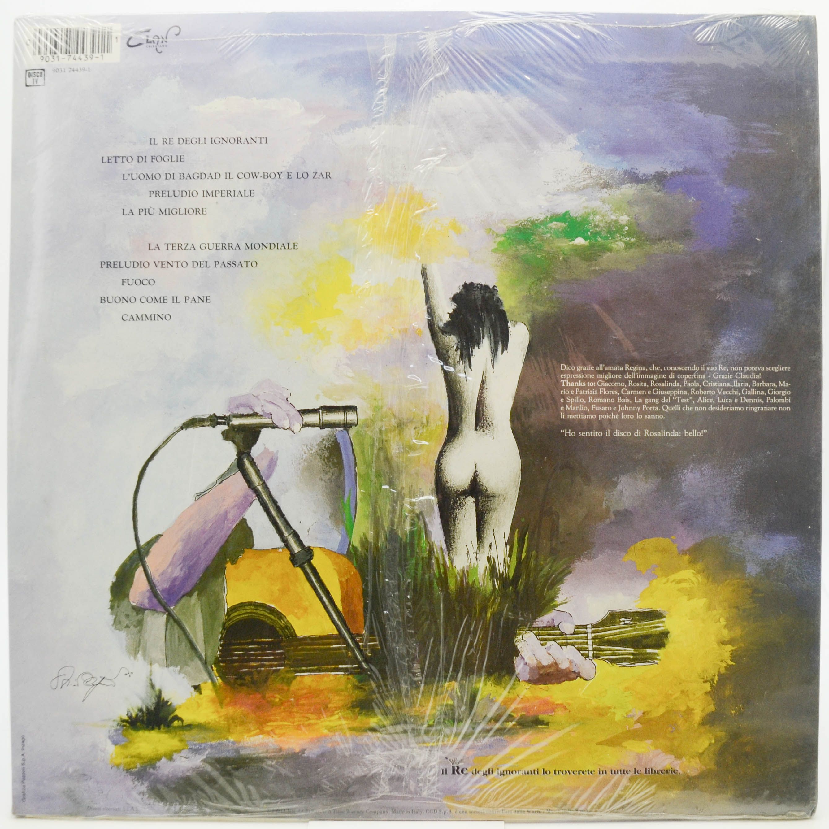 Adriano Celentano — Il Re Degli Ignoranti (1-st, Italy, Clan), 1991