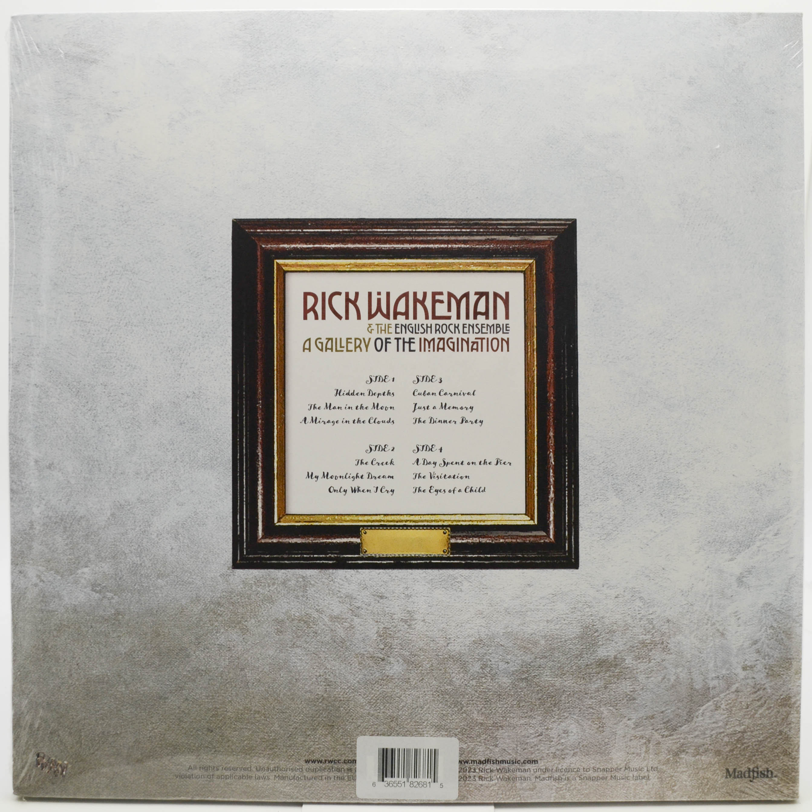 Rick Wakeman & The English Rock Ensemble — A Gallery Of The Imagination (2LP), 2023
