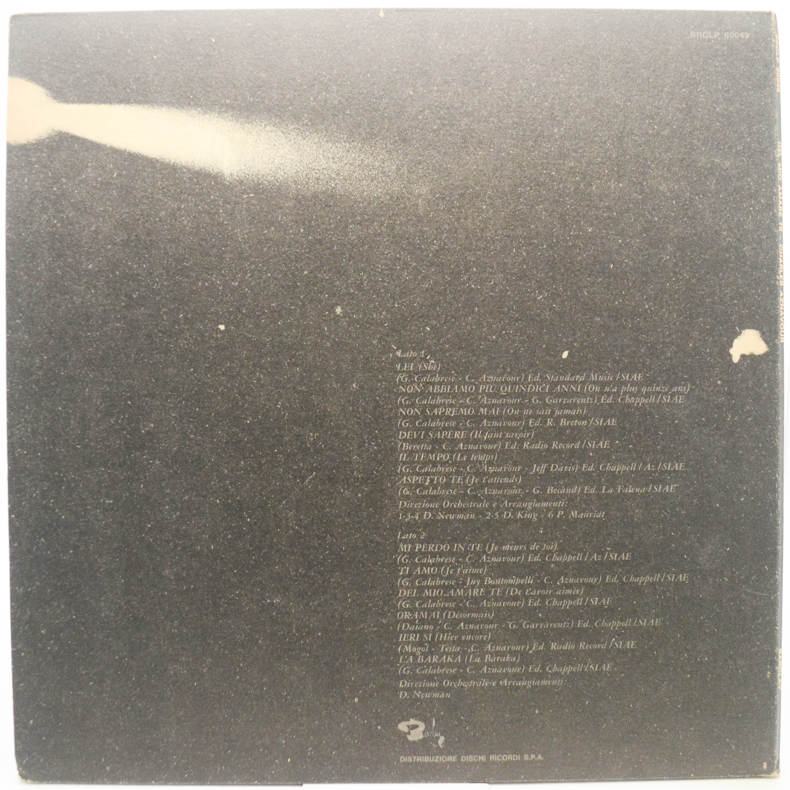 Aznavour — Del Mio Amare Te, 1975