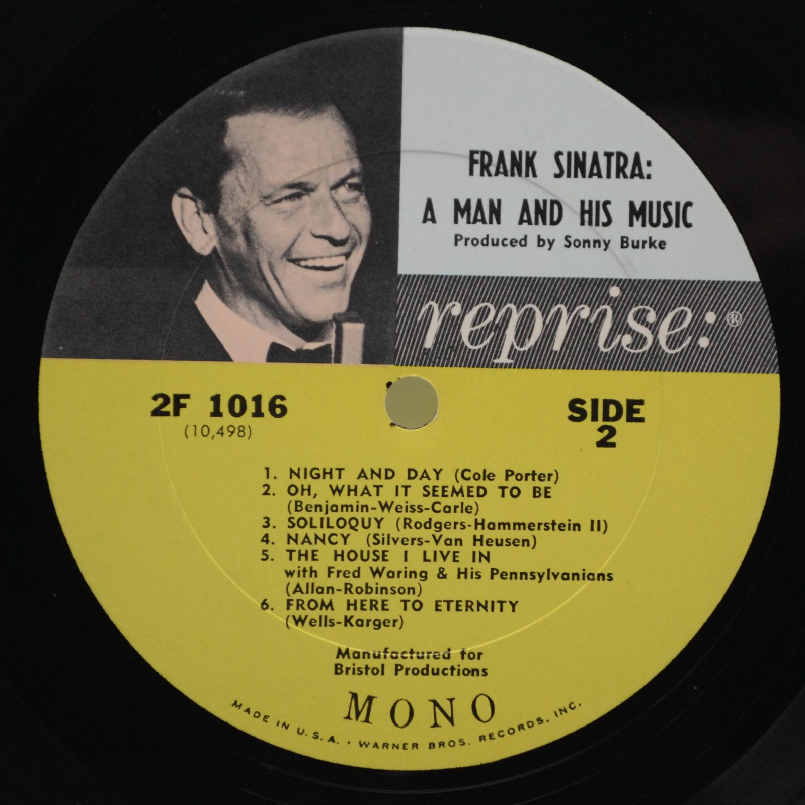 Frank Sinatra — A Man And His Music (2LP, 1-st, USA), 1965