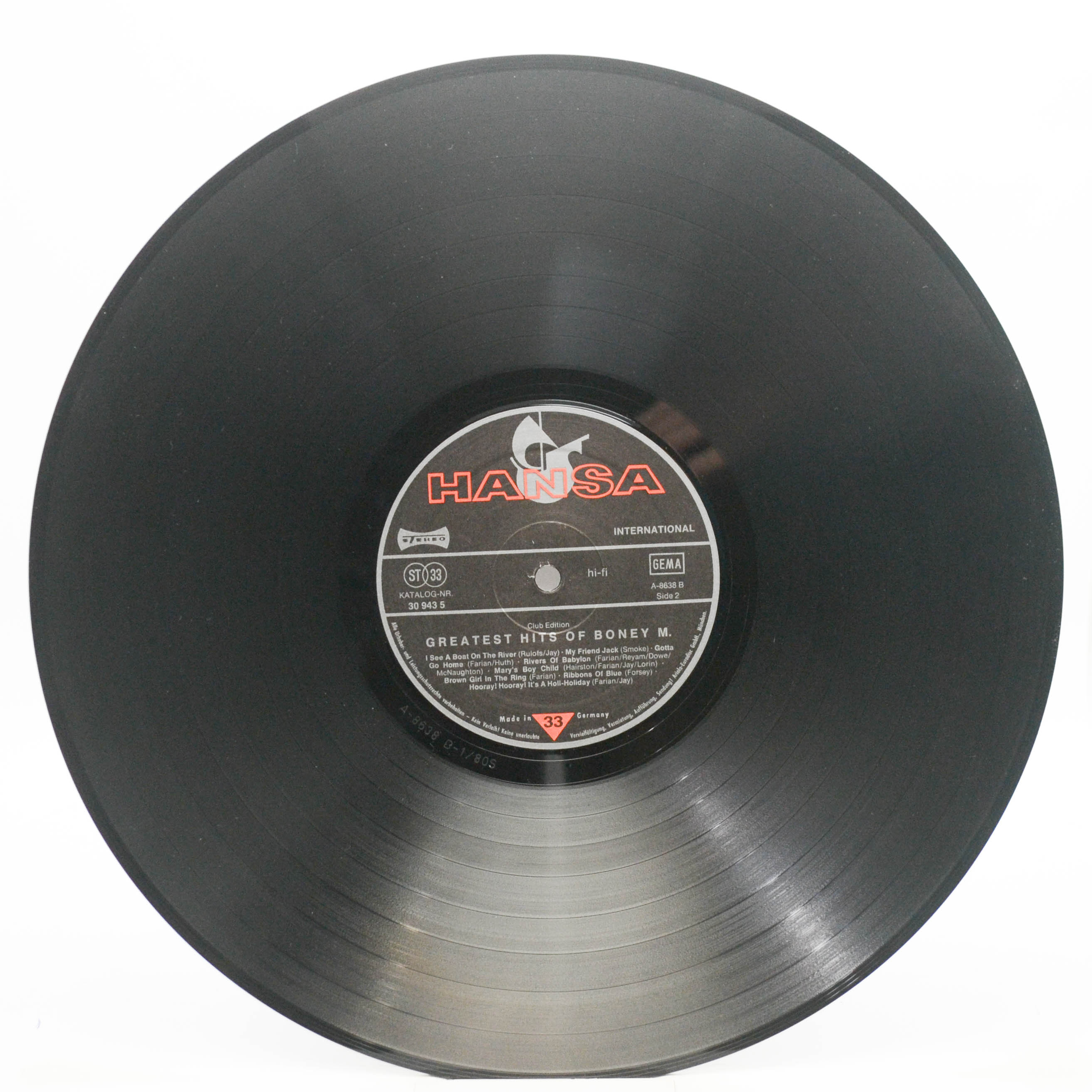 Boney M. — Greatest Hits Of Boney M., 1980