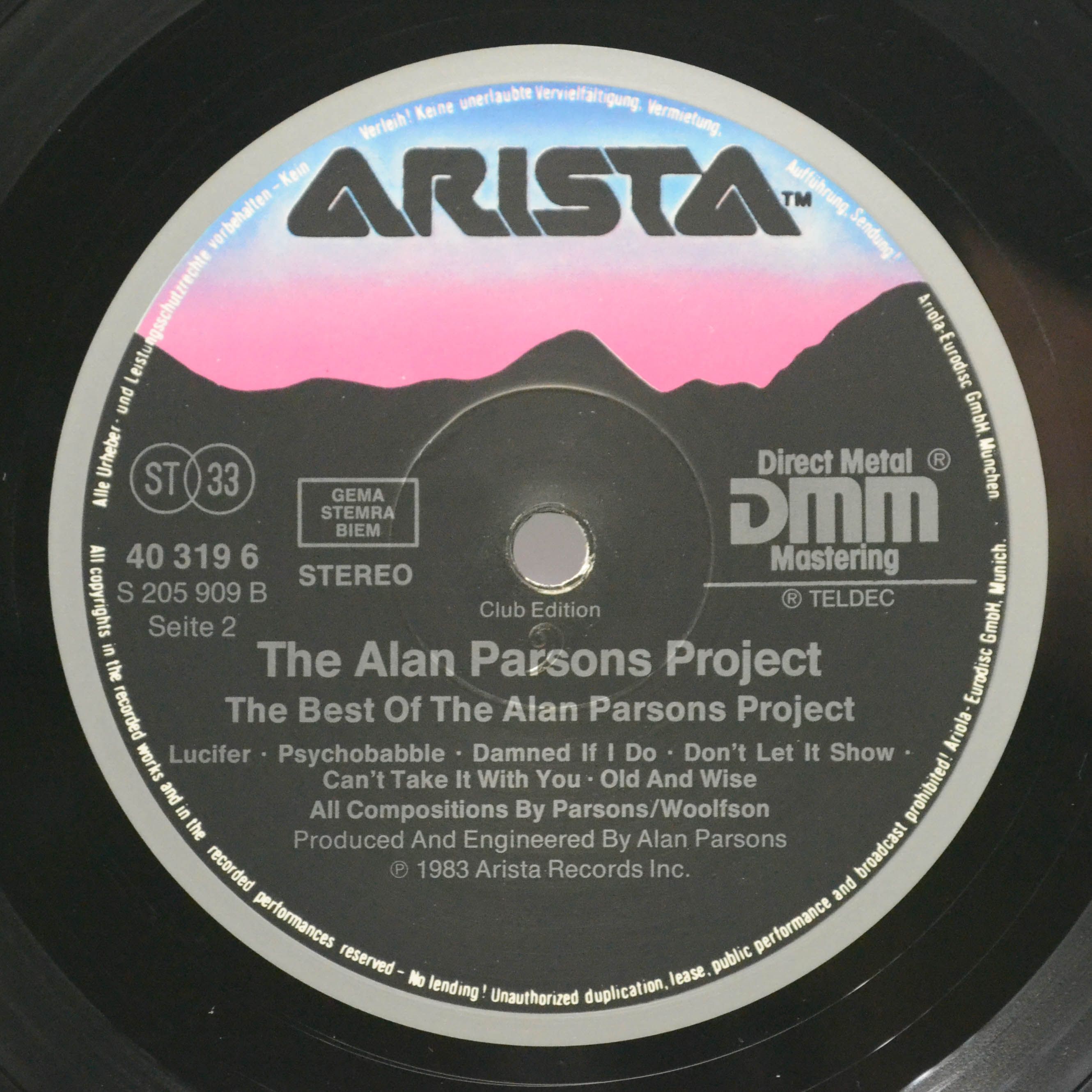 Alan Parsons Project — The Best Of The Alan Parsons Project, 1984