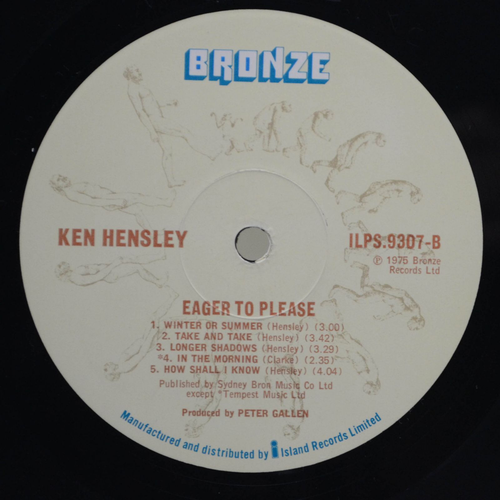 Ken Hensley — Eager To Please (1-st, UK), 1975