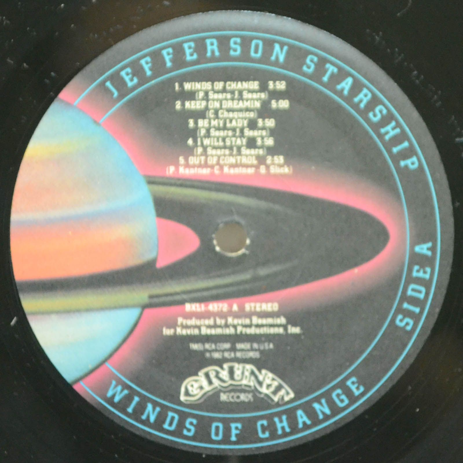Jefferson Starship — Winds Of Change, 1982