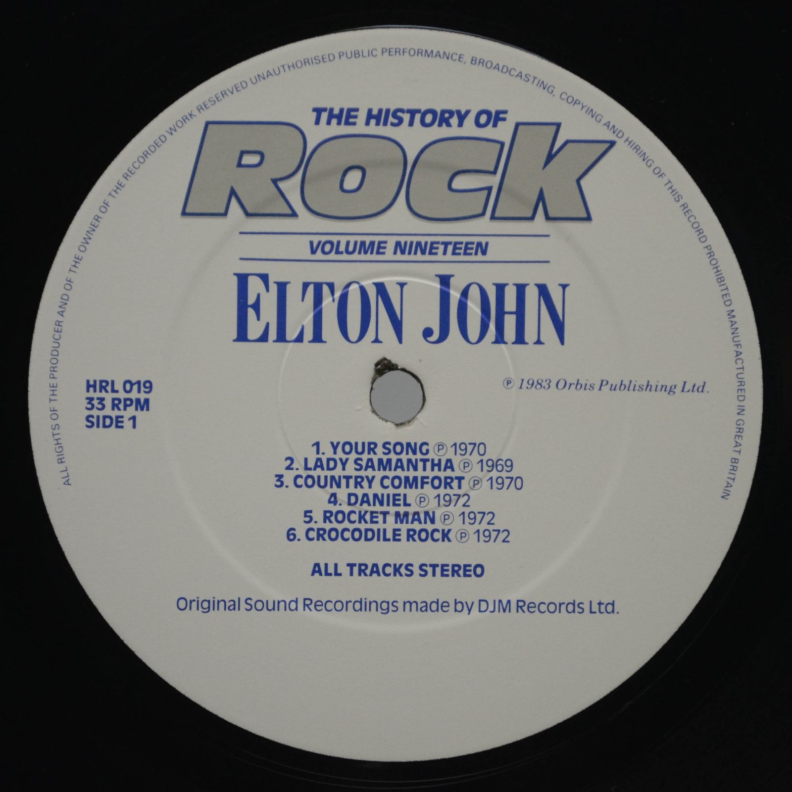 Elton John / Chicago — The History Of Rock (Volume Nineteen) (2LP, UK), 1983