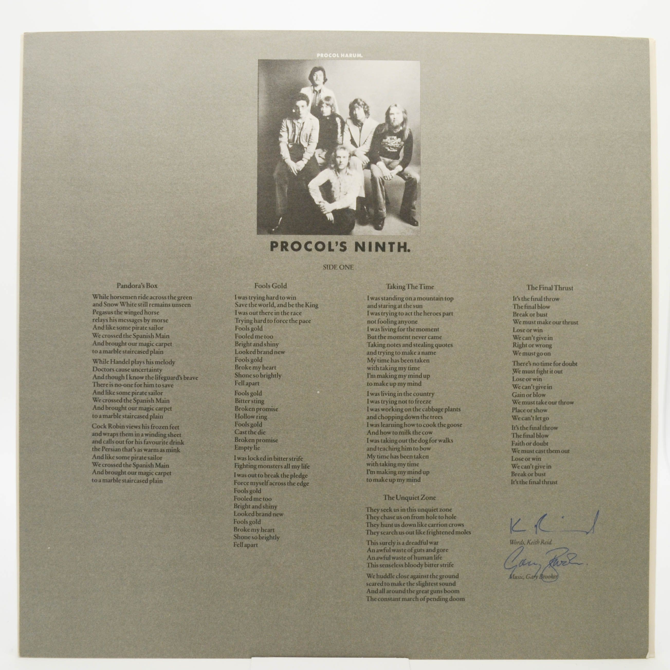 Procol Harum — Procol's Ninth, 1975
