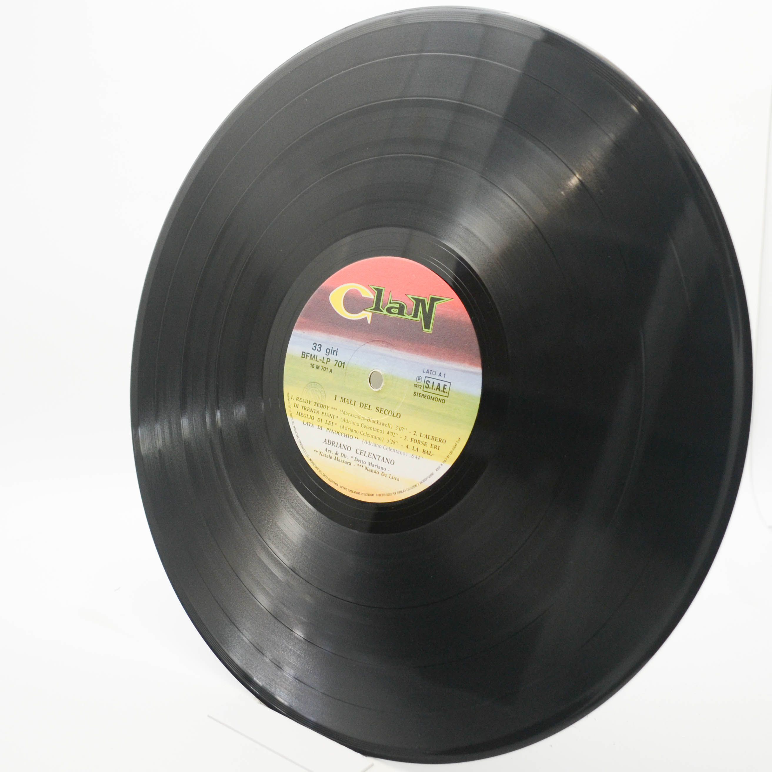 Adriano Celentano — I Mali Del Secolo (Italy, Clan), 1972