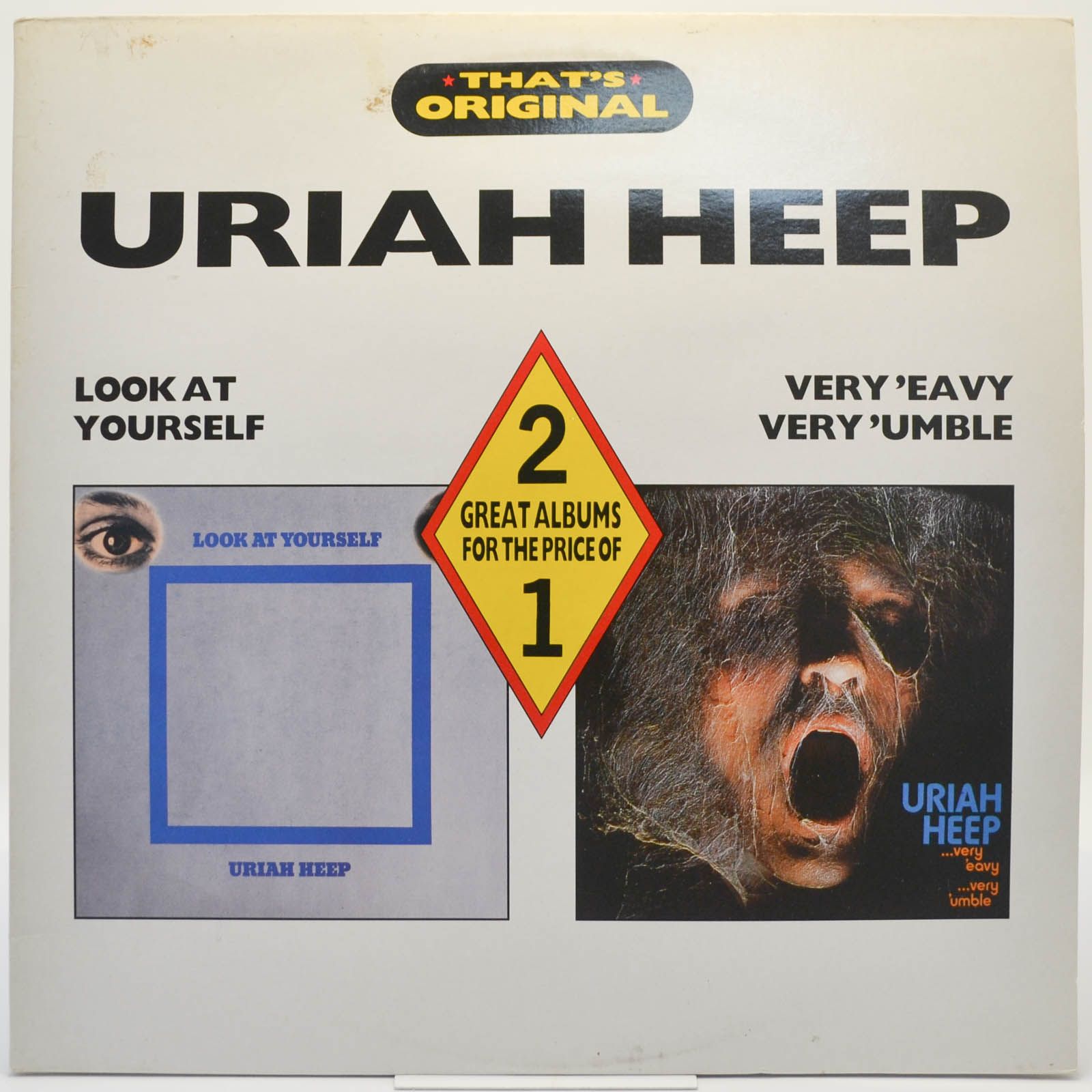Uriah Heep — Look At Yourself / Very'Eavy Very'Umble (2LP, UK), 1988