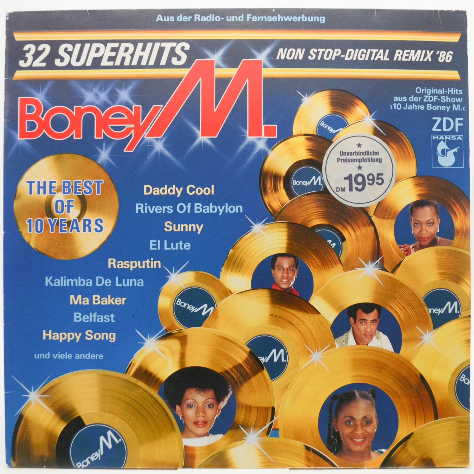 Boney M. — The Best Of 10 Years, 1986