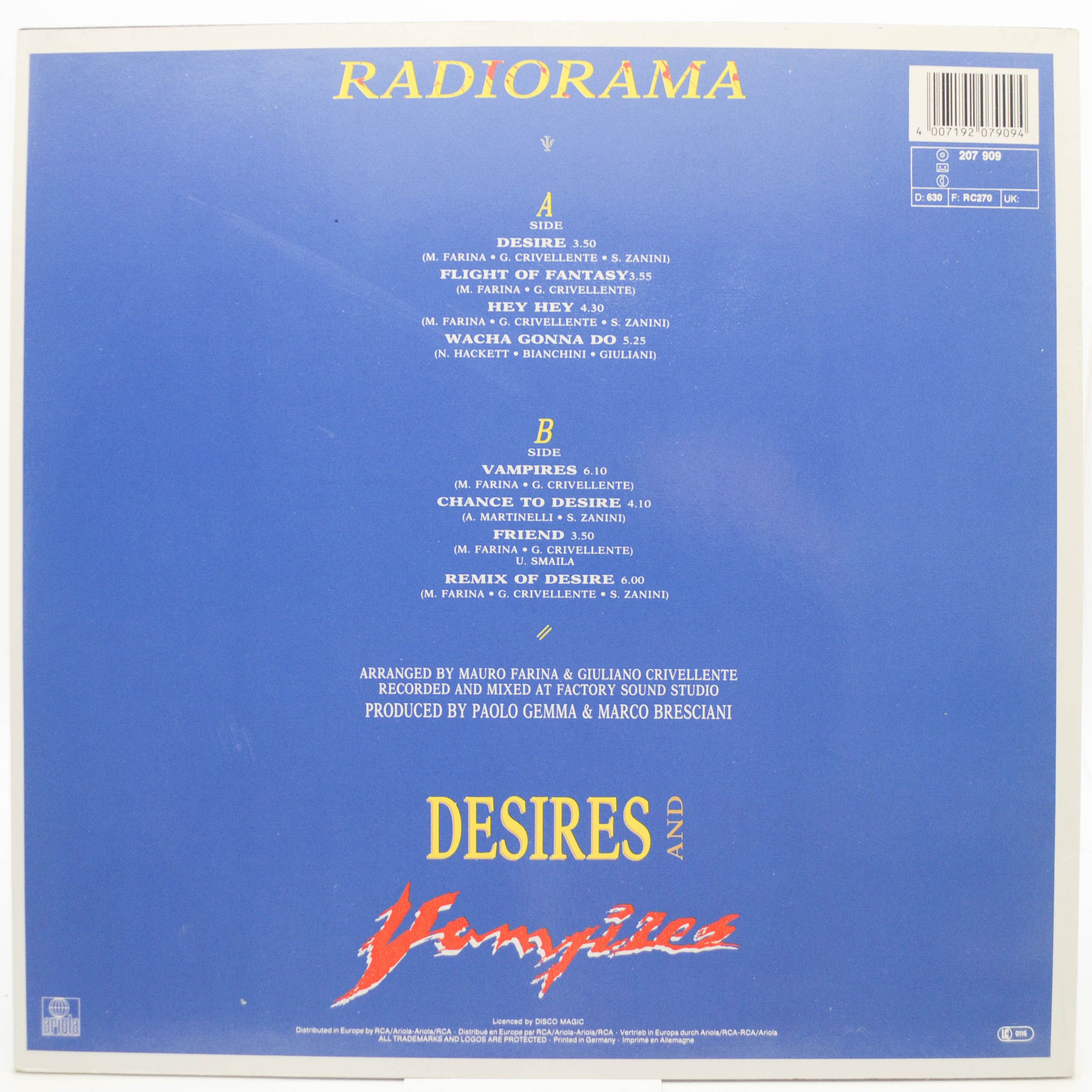 Radiorama — Desires And Vampires, 1986
