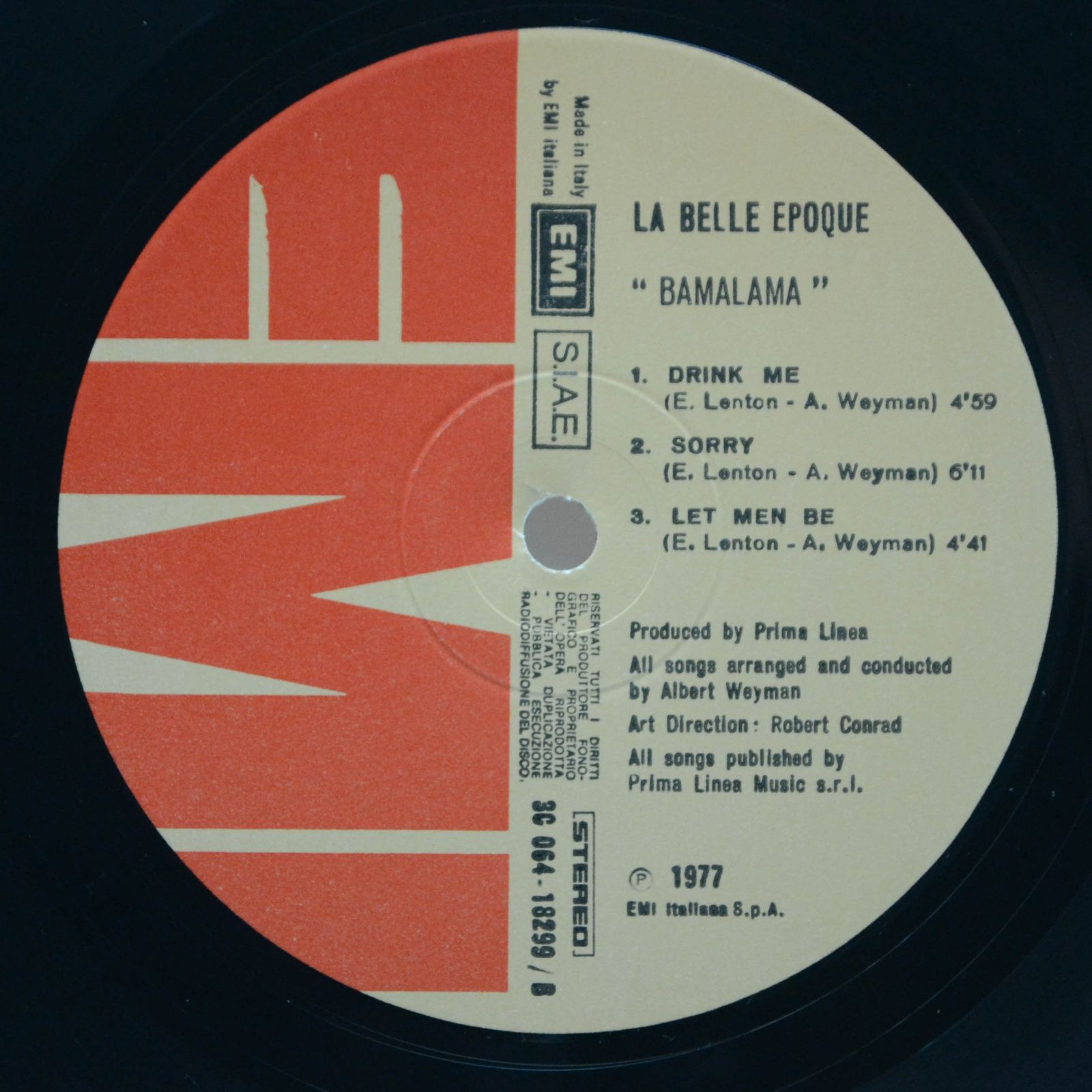 Belle Epoque — Bamalama, 1977