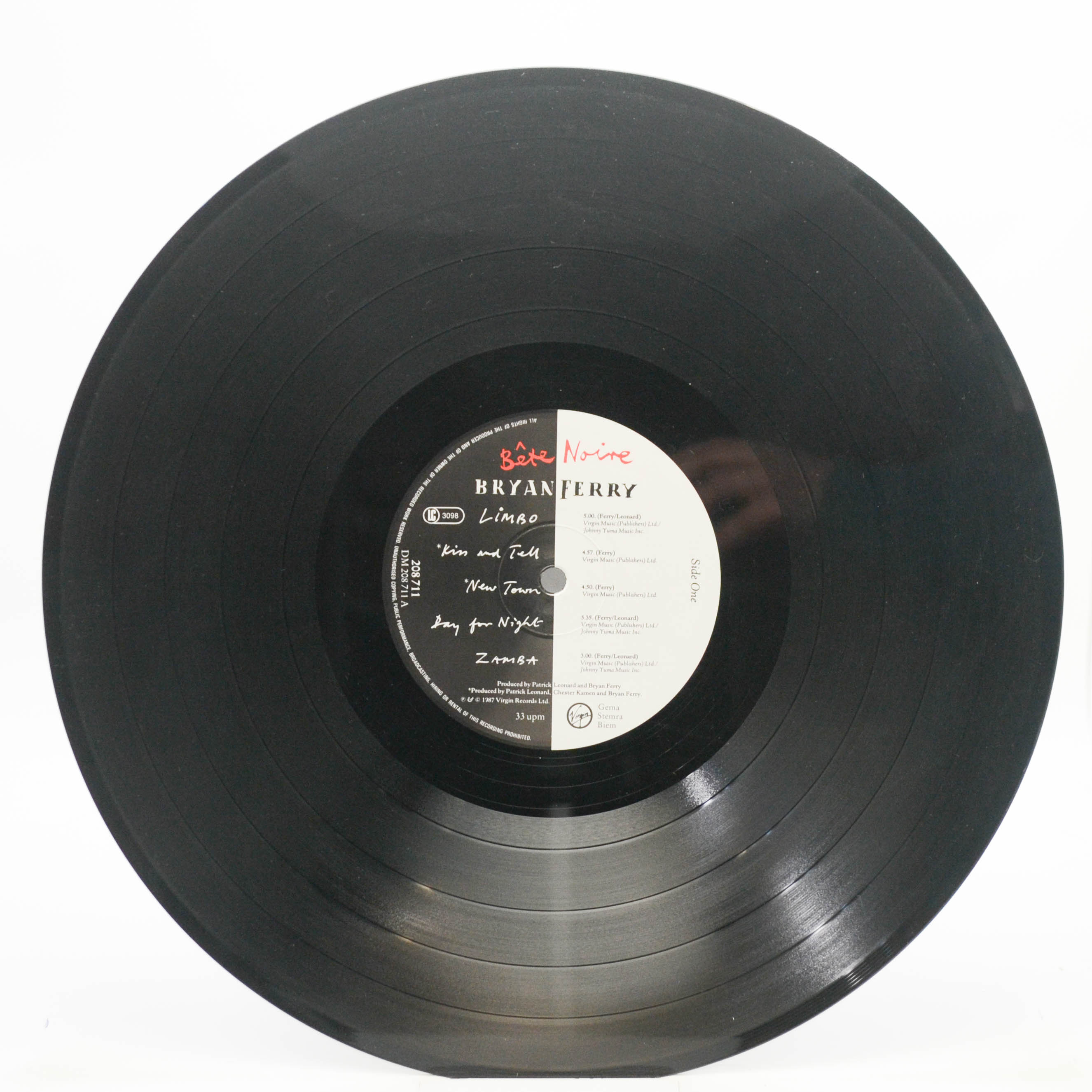 Bryan Ferry — Bête Noire, 1987