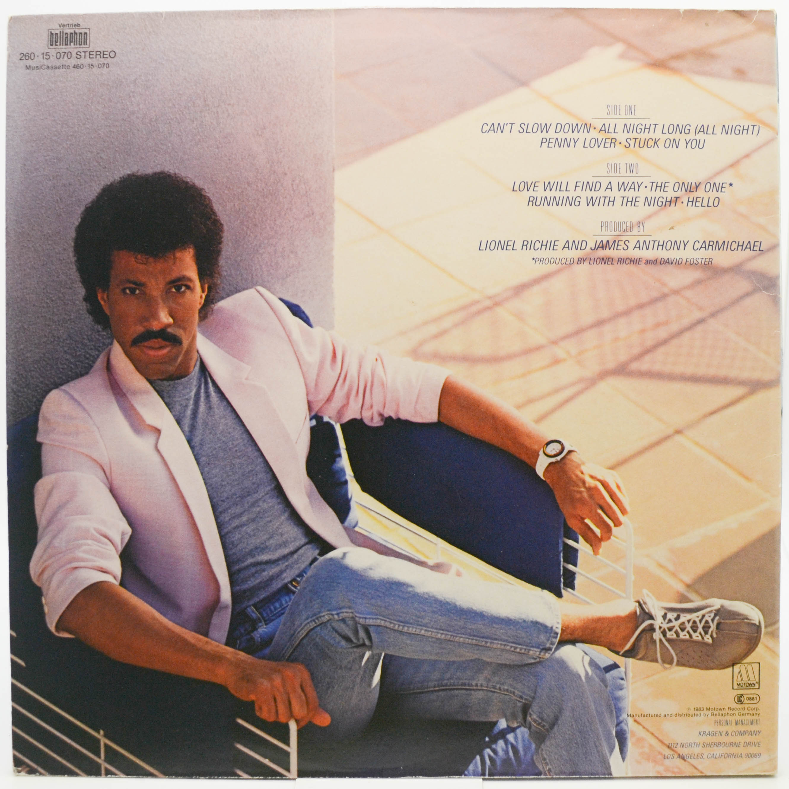 Lionel Richie — Can't Slow Down, 1983