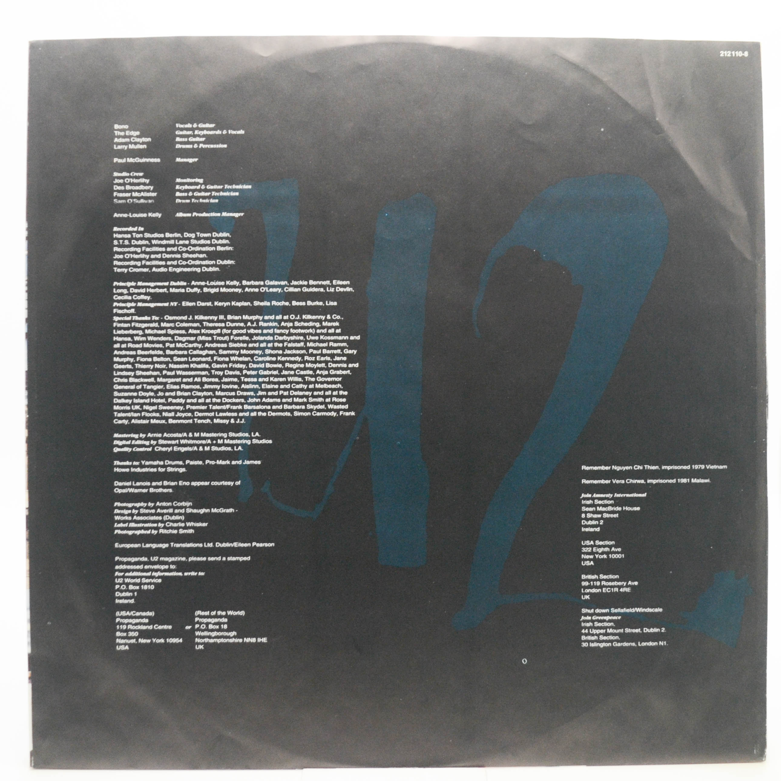 U2 — Achtung Baby, 1991