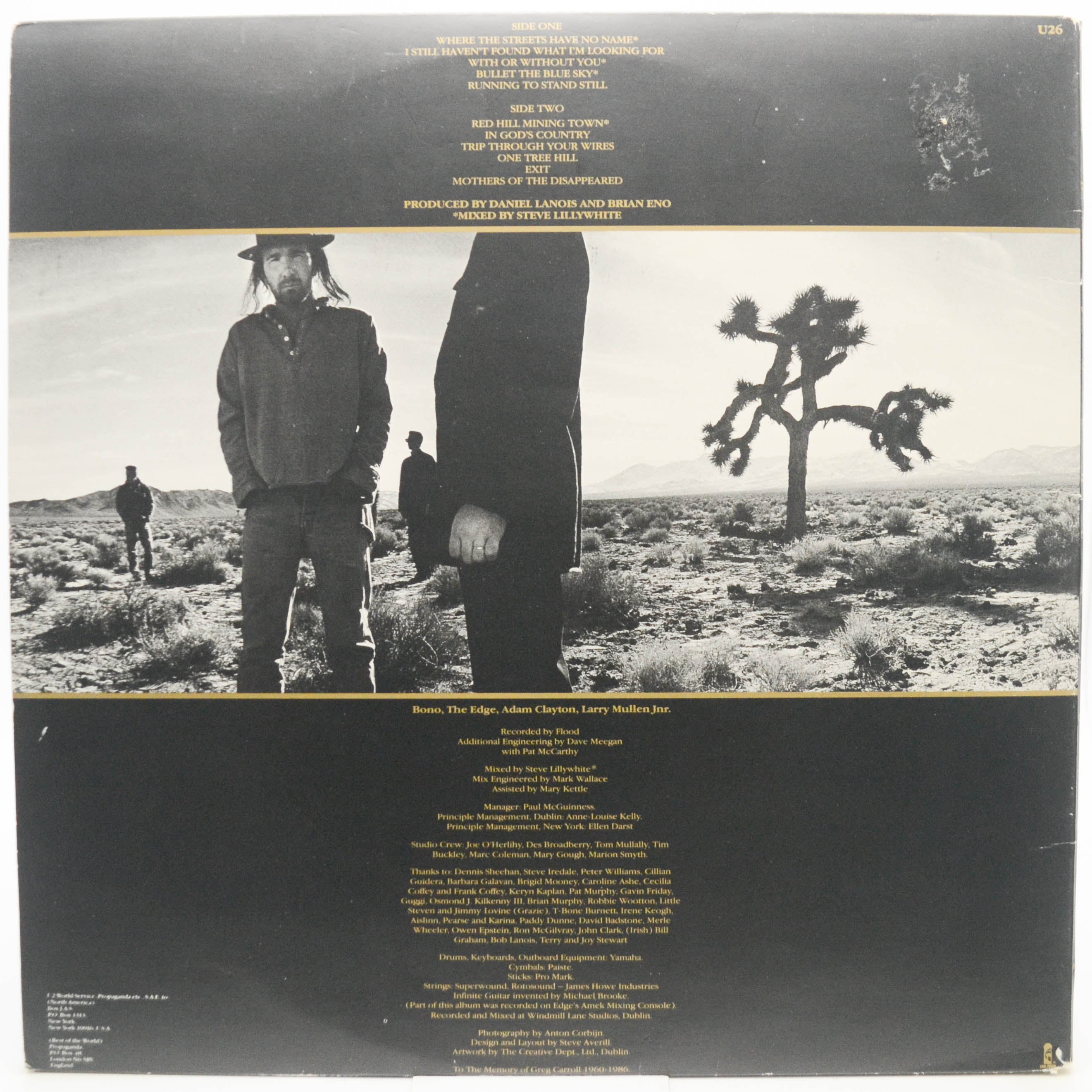 U2 — The Joshua Tree, 1987