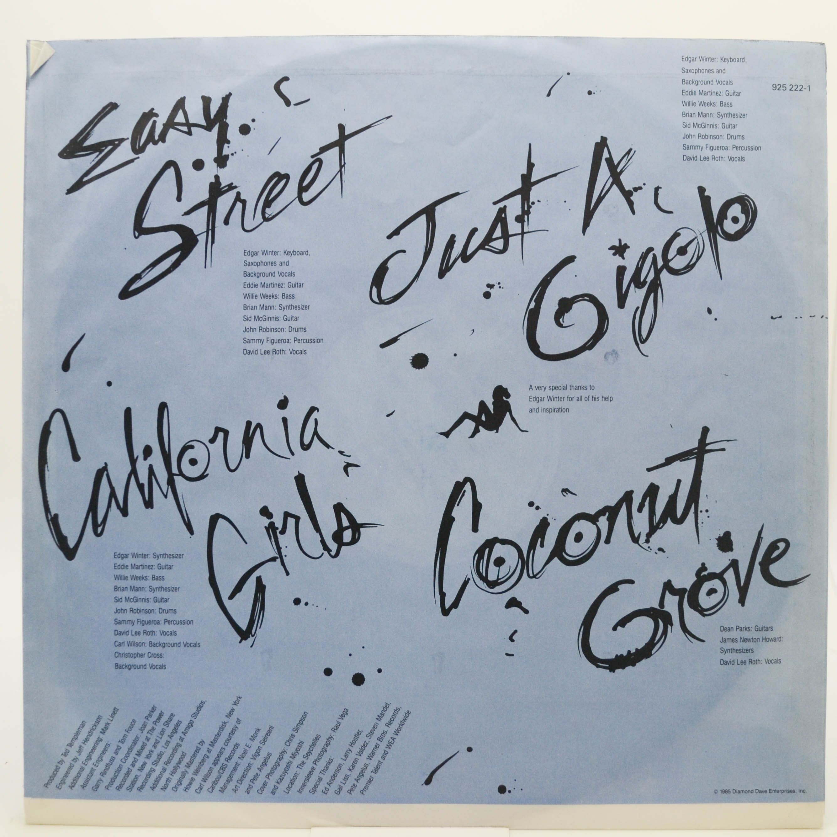 Виниловая пластинка David Lee Roth — Crazy From The Heat, 1985