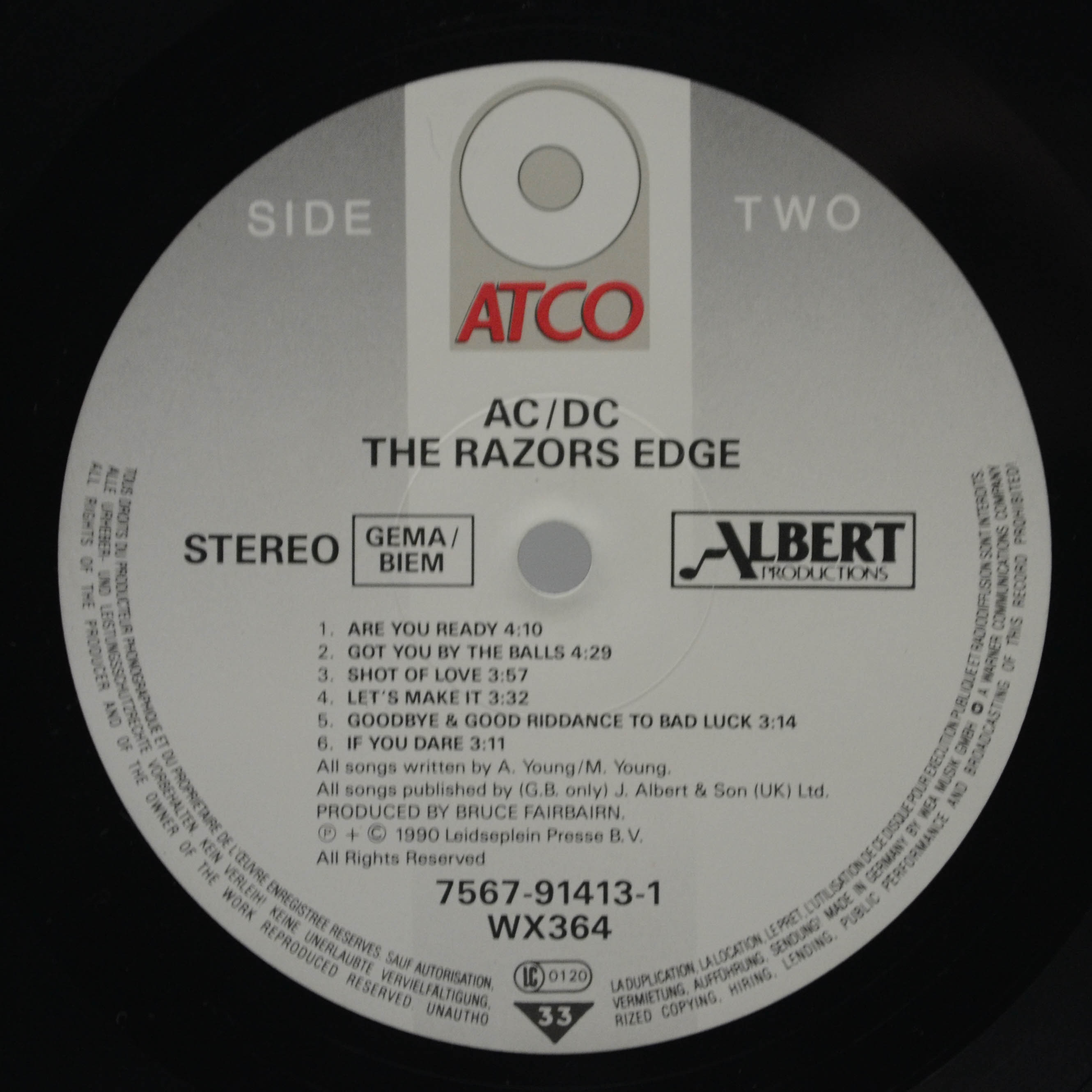 AC/DC — The Razors Edge, 1990