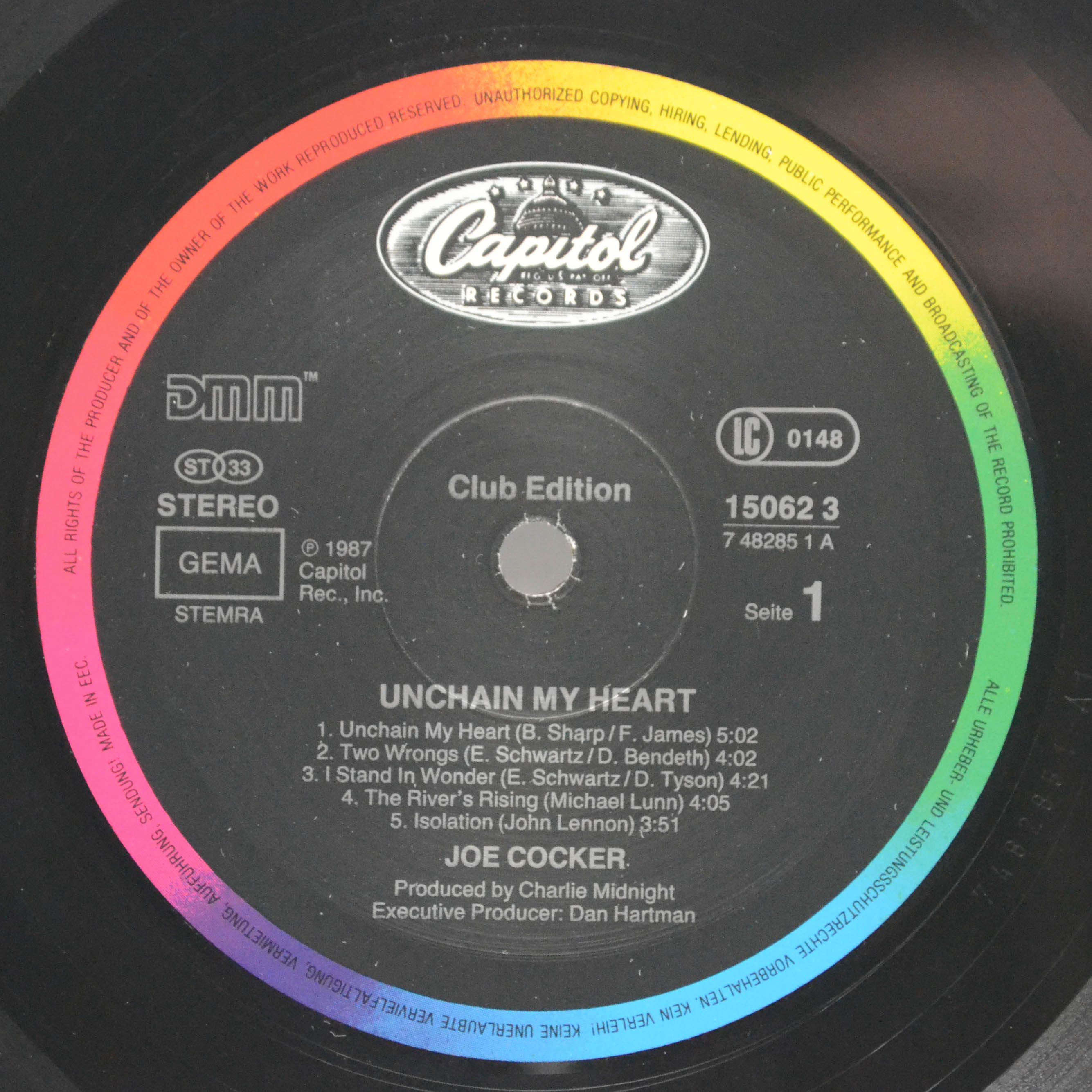 Joe Cocker — Unchain My Heart, 1987