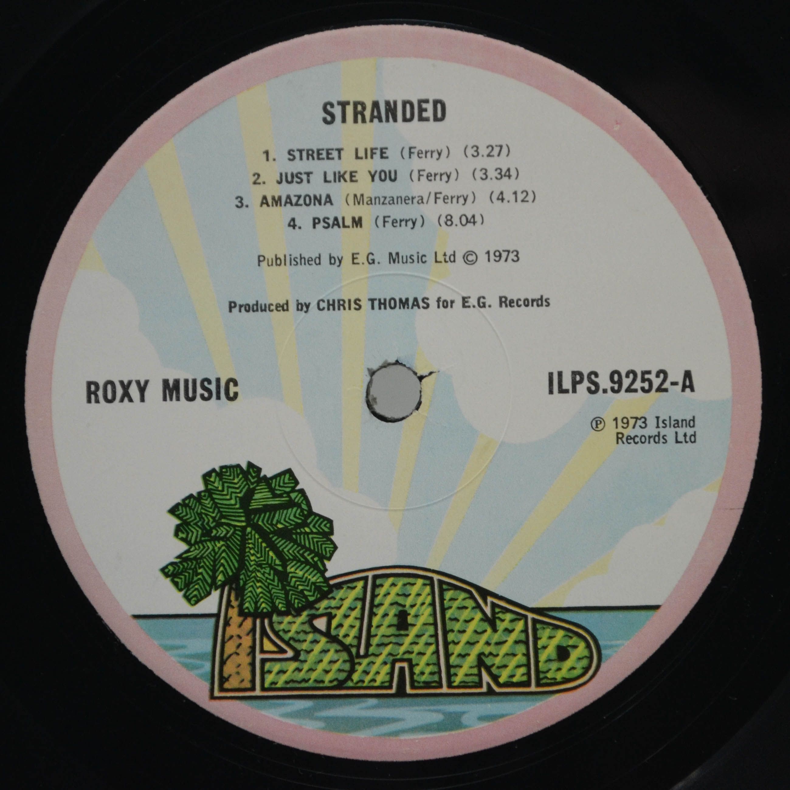 Roxy Music — Stranded (1-st, UK), 1973