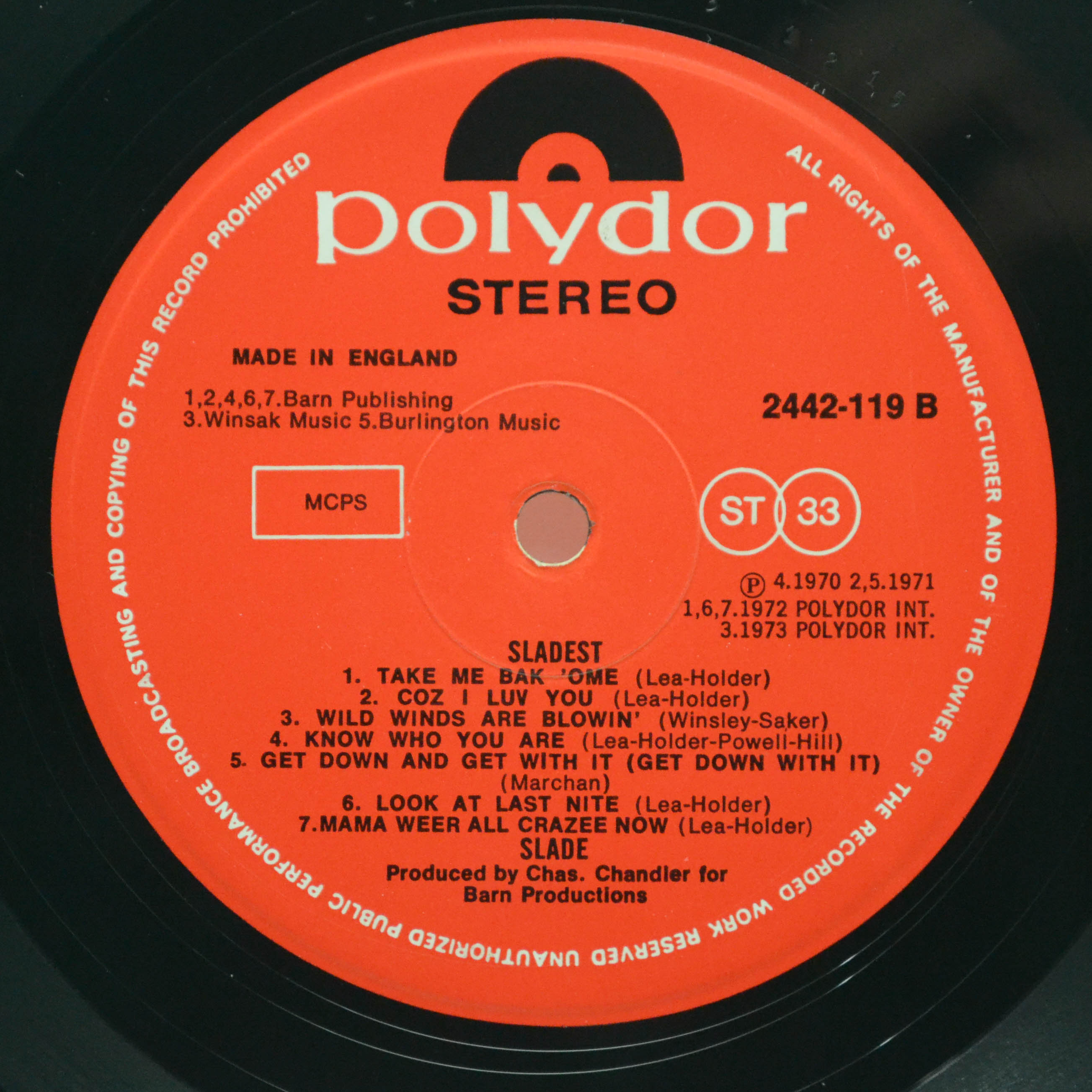 Slade — Sladest (1-st, UK, booklet), 1973