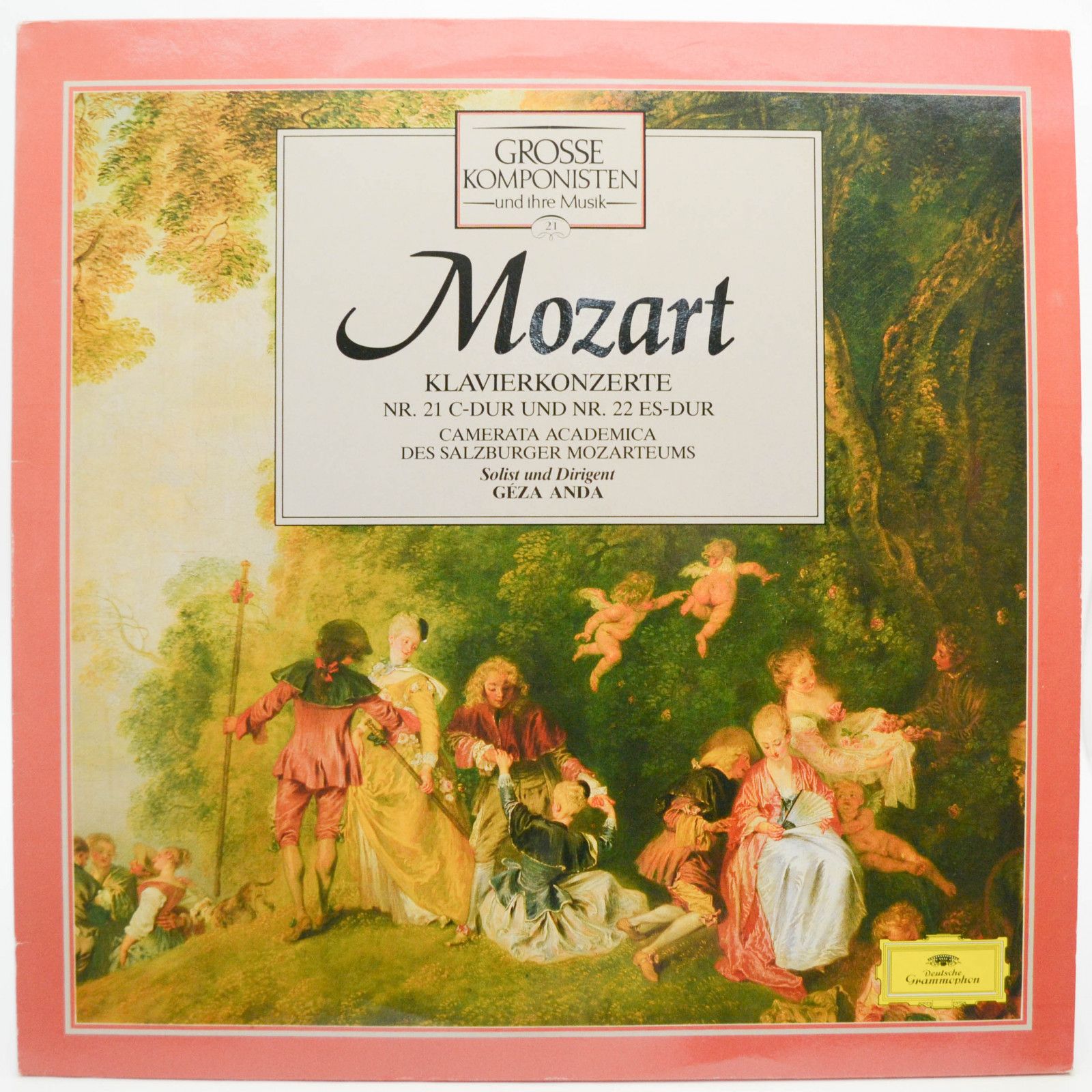 Mozart / Camerata Academica Des Salzburger Mozarteums / Géza Anda — Klavierkonzerte Nr. 21 C-Dur Und Nr. 22 Es-Dur, 1978