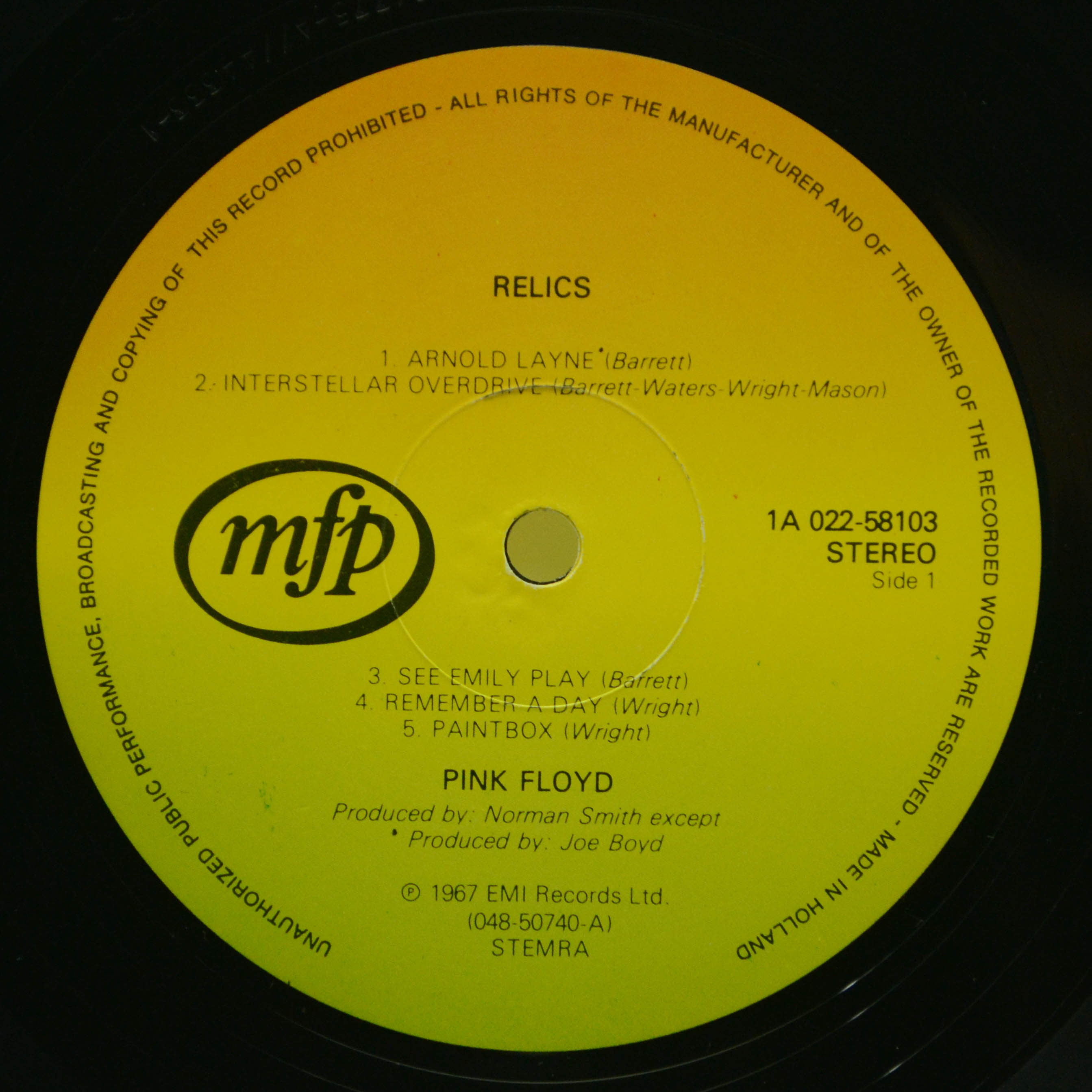 Pink Floyd — Relics, 1971