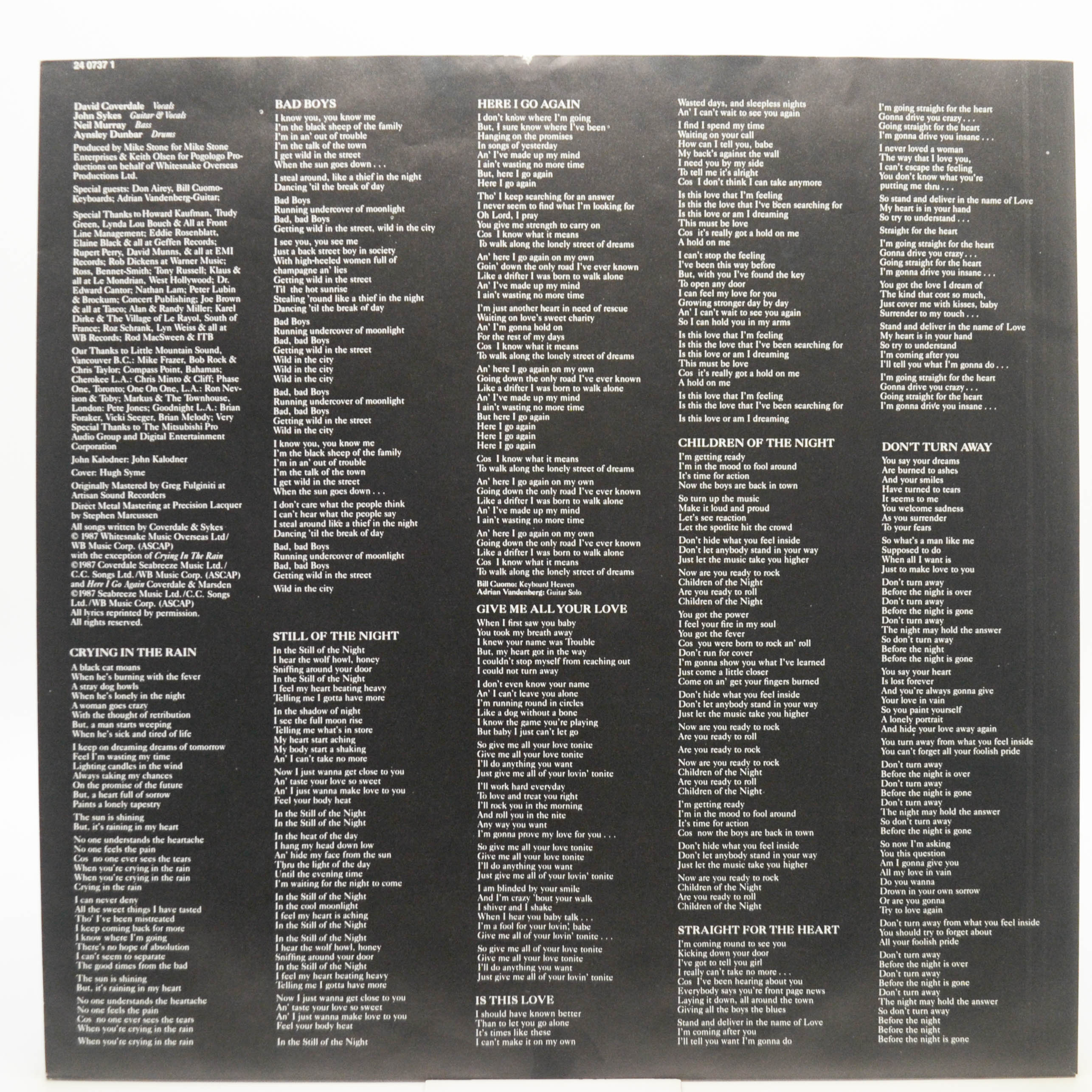 Whitesnake — 1987, 1987