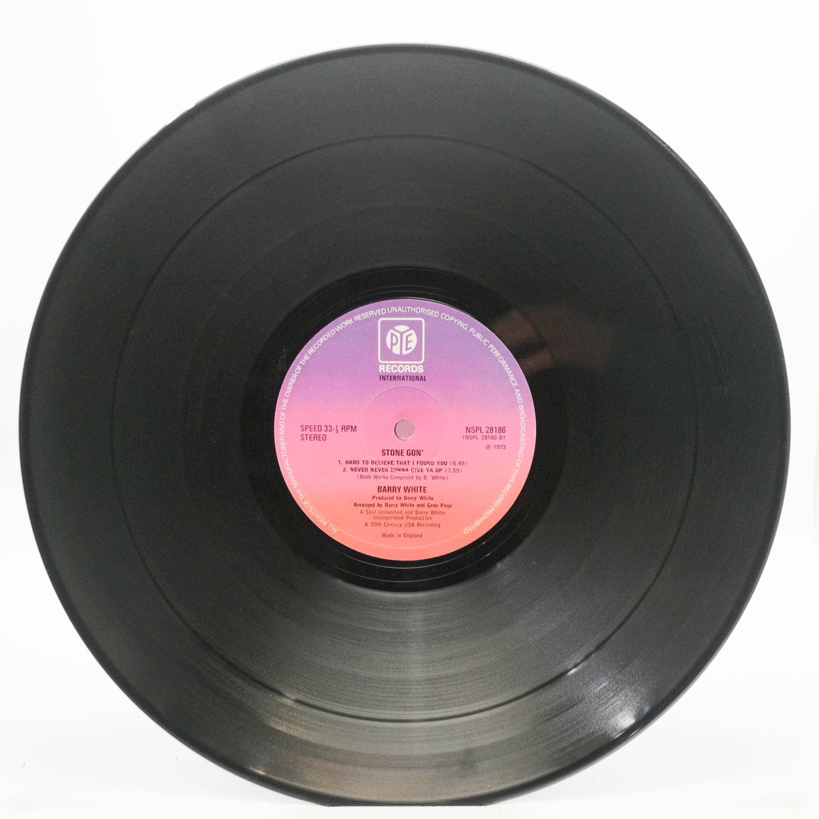 Barry White — Stone Gon' (UK), 1973