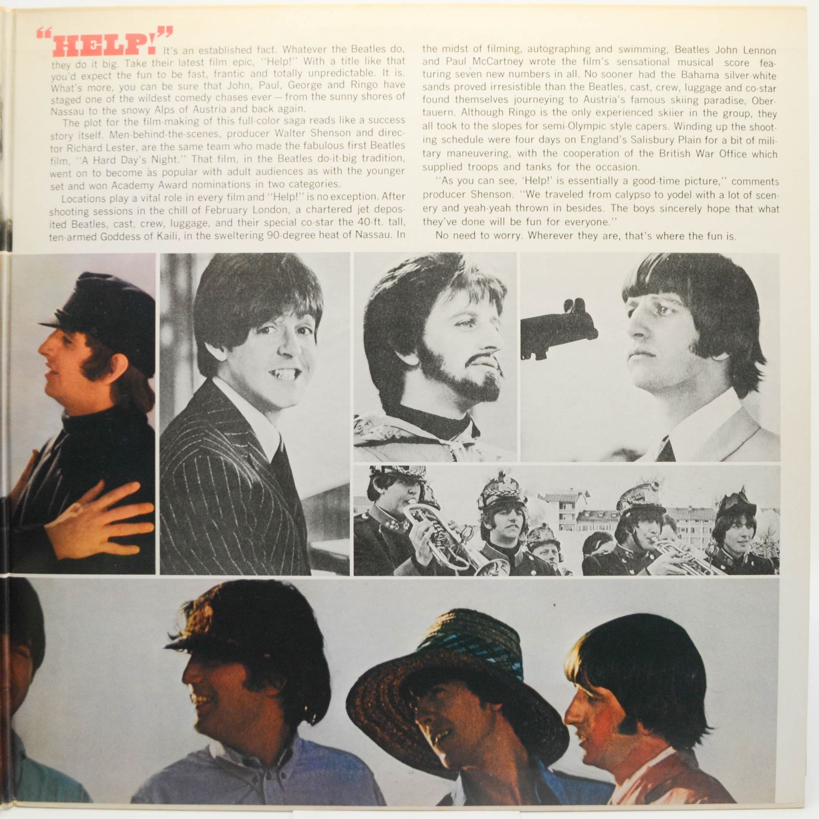 Beatles — Help! (Original Motion Picture Soundtrack), 1965