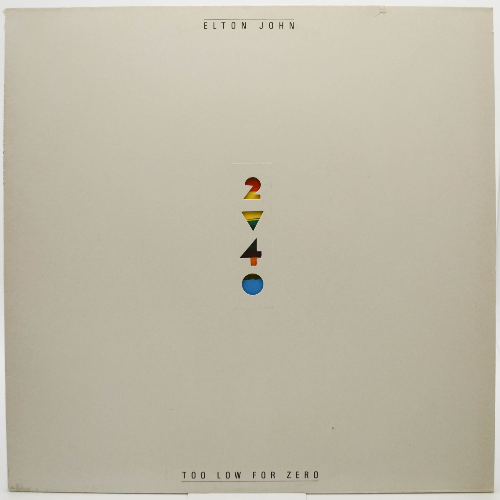 Elton John — Too Low For Zero, 1983