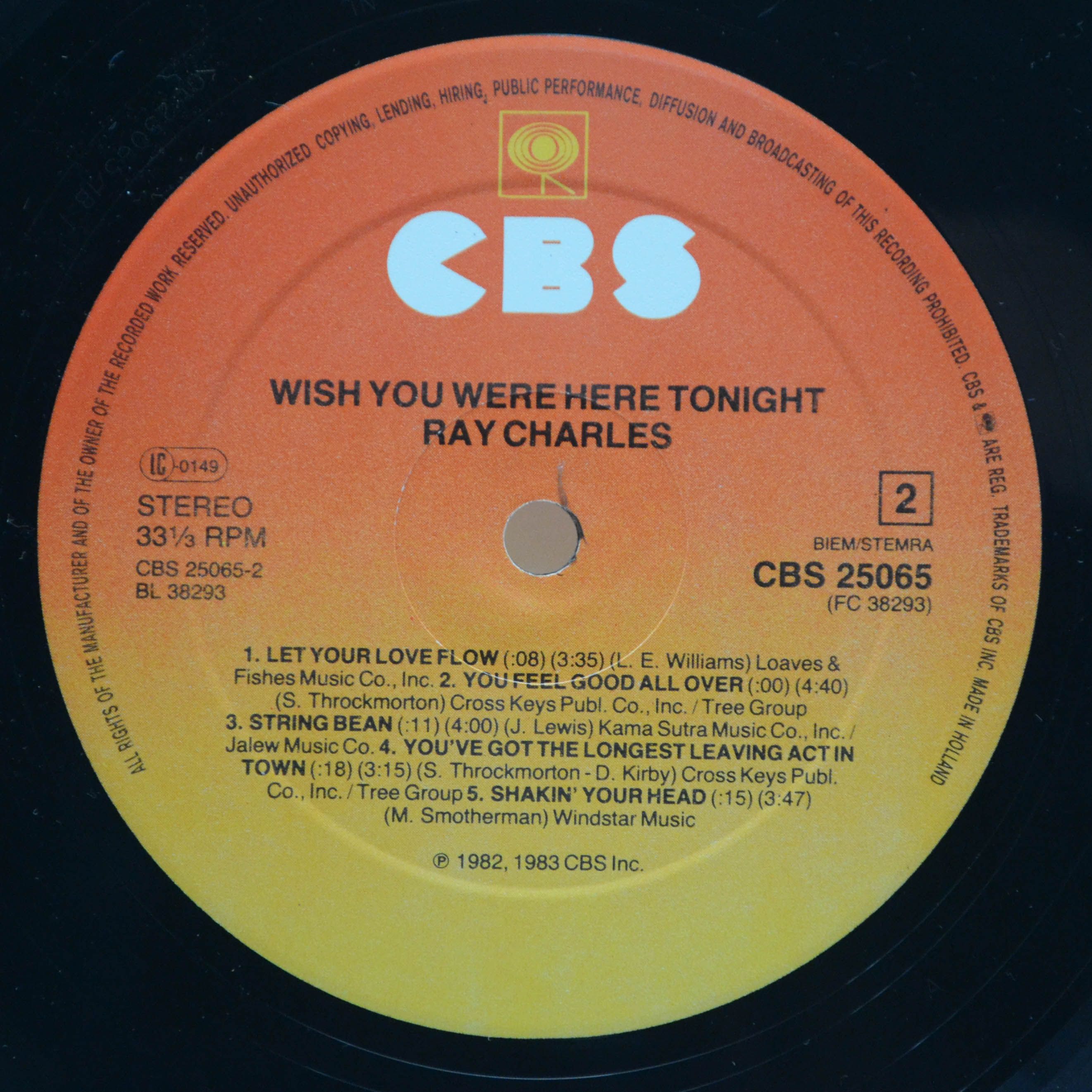 Ray Charles — Wish You Were Here Tonight, 1983