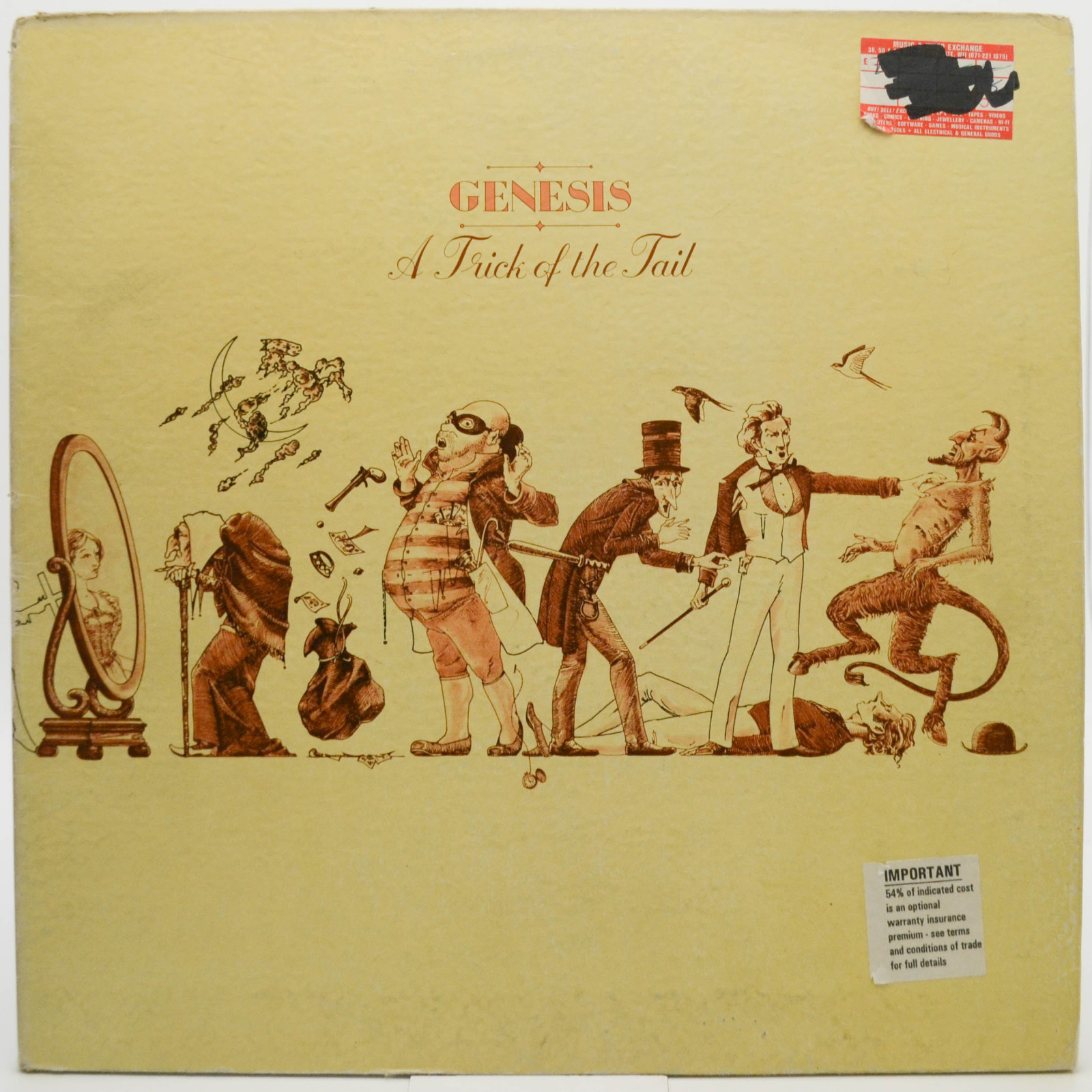 Виниловая пластинка Genesis — A Trick Of The Tail (UK), 1976