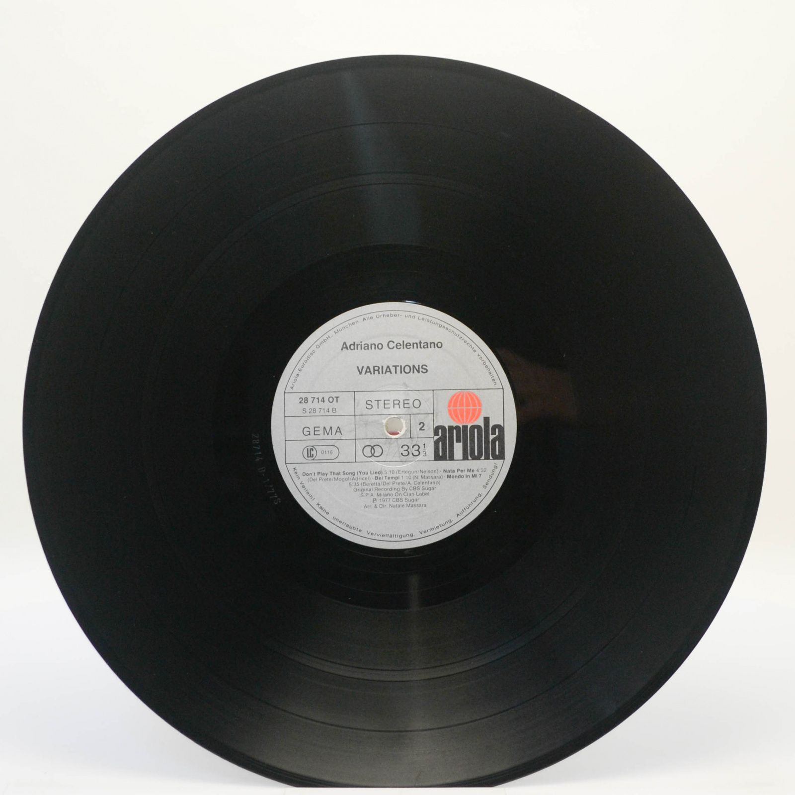 Adriano Celentano — Variations, 1977