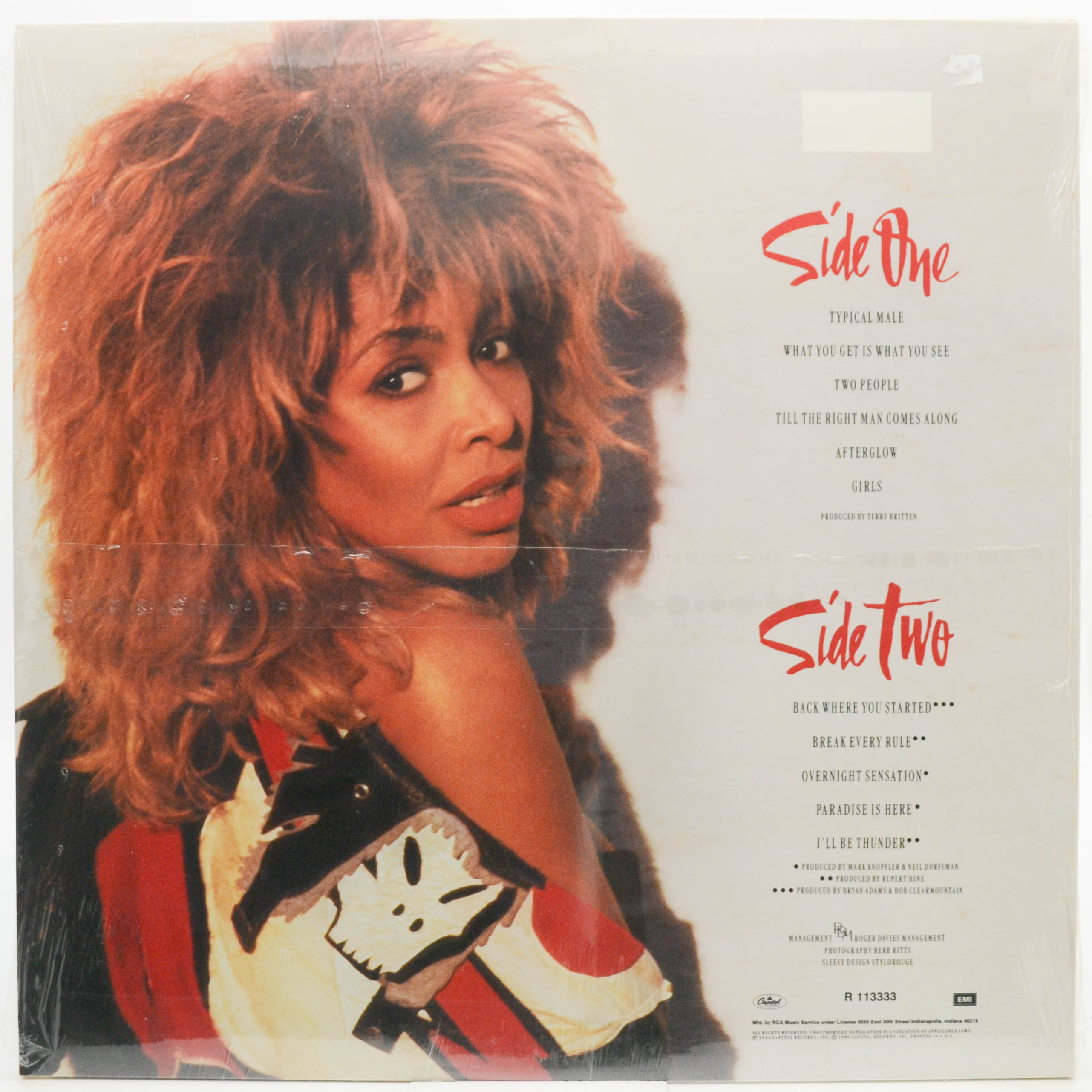 Tina Turner — Break Every Rule (USA), 1986
