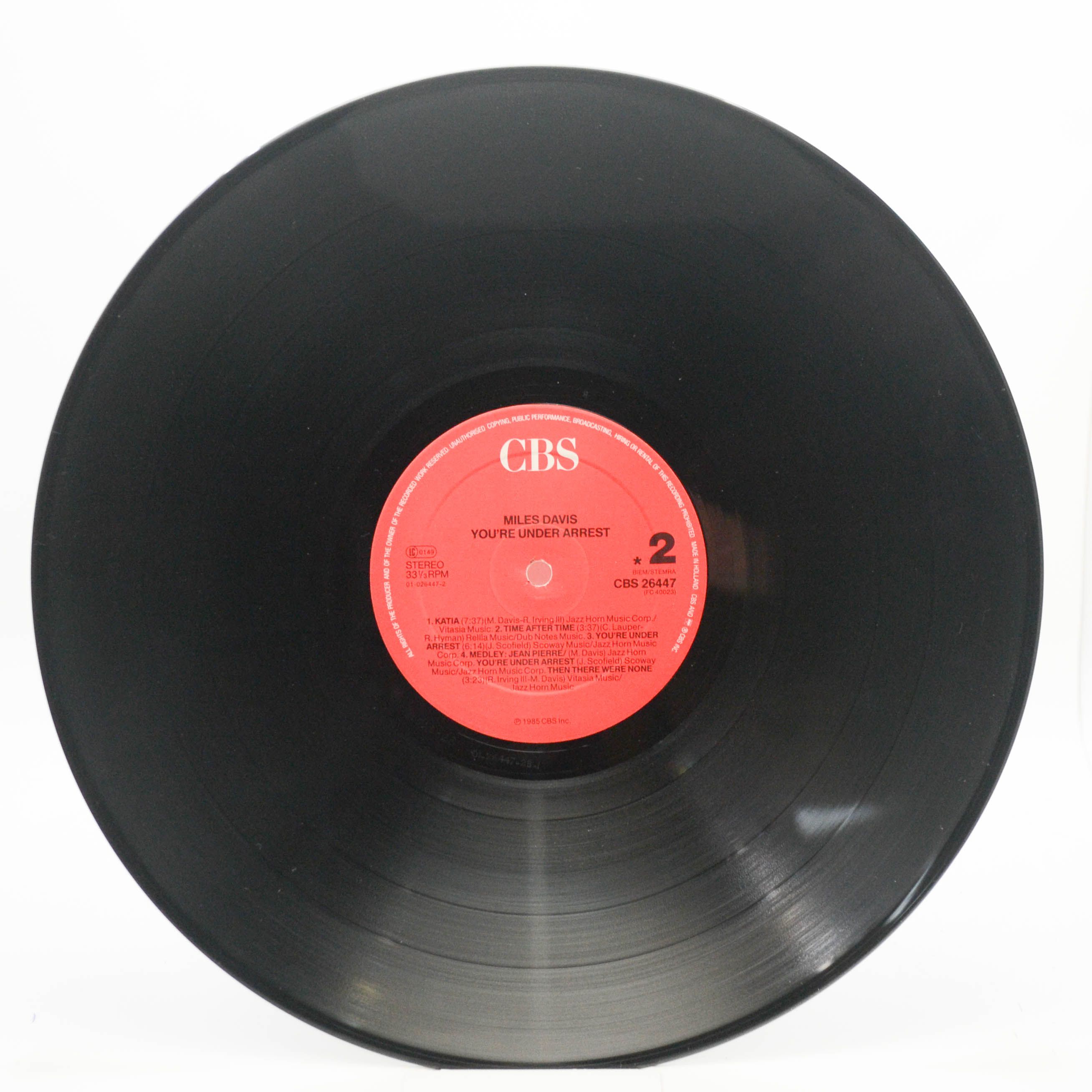 Miles Davis — You're Under Arrest, 1985