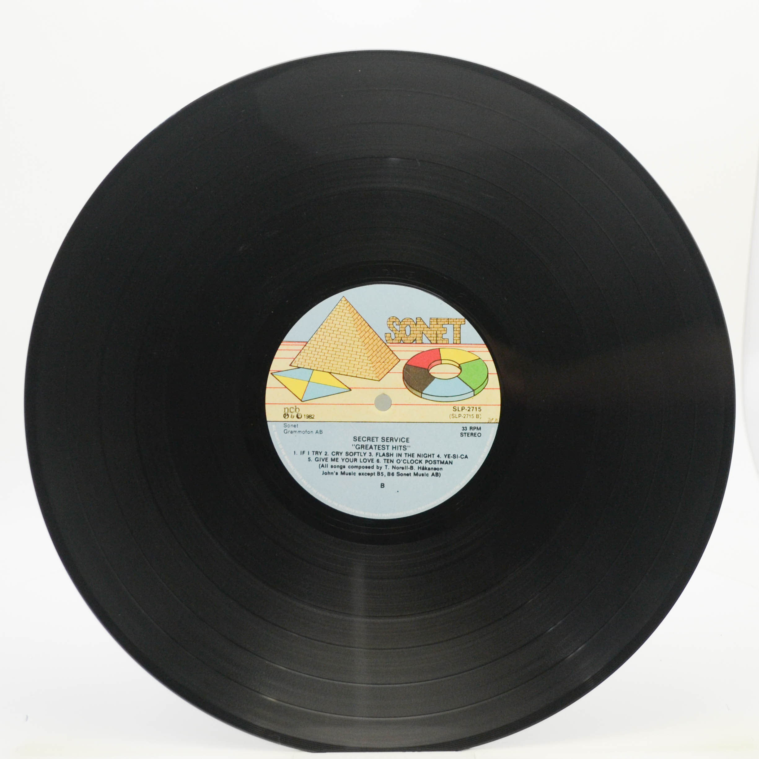 Виниловая пластинка Secret Service — Greatest Hits (1-st, Sweden), 1982